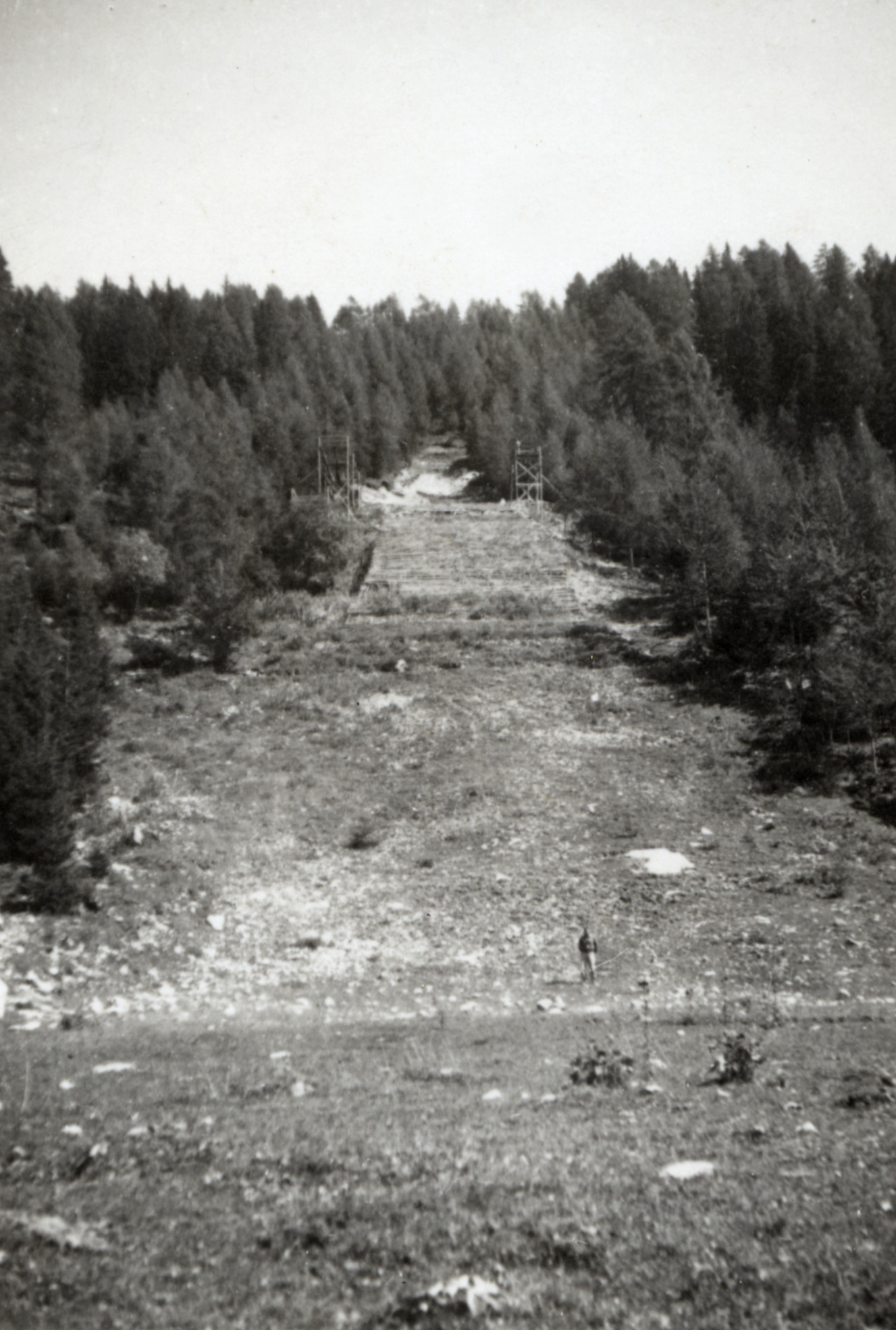 Military Service, World War II; Germany, Berchtesgaden? Demolished fortification?