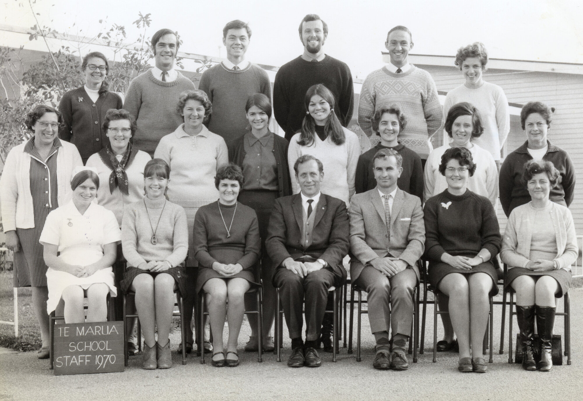 Te Marua School 1970 Staff