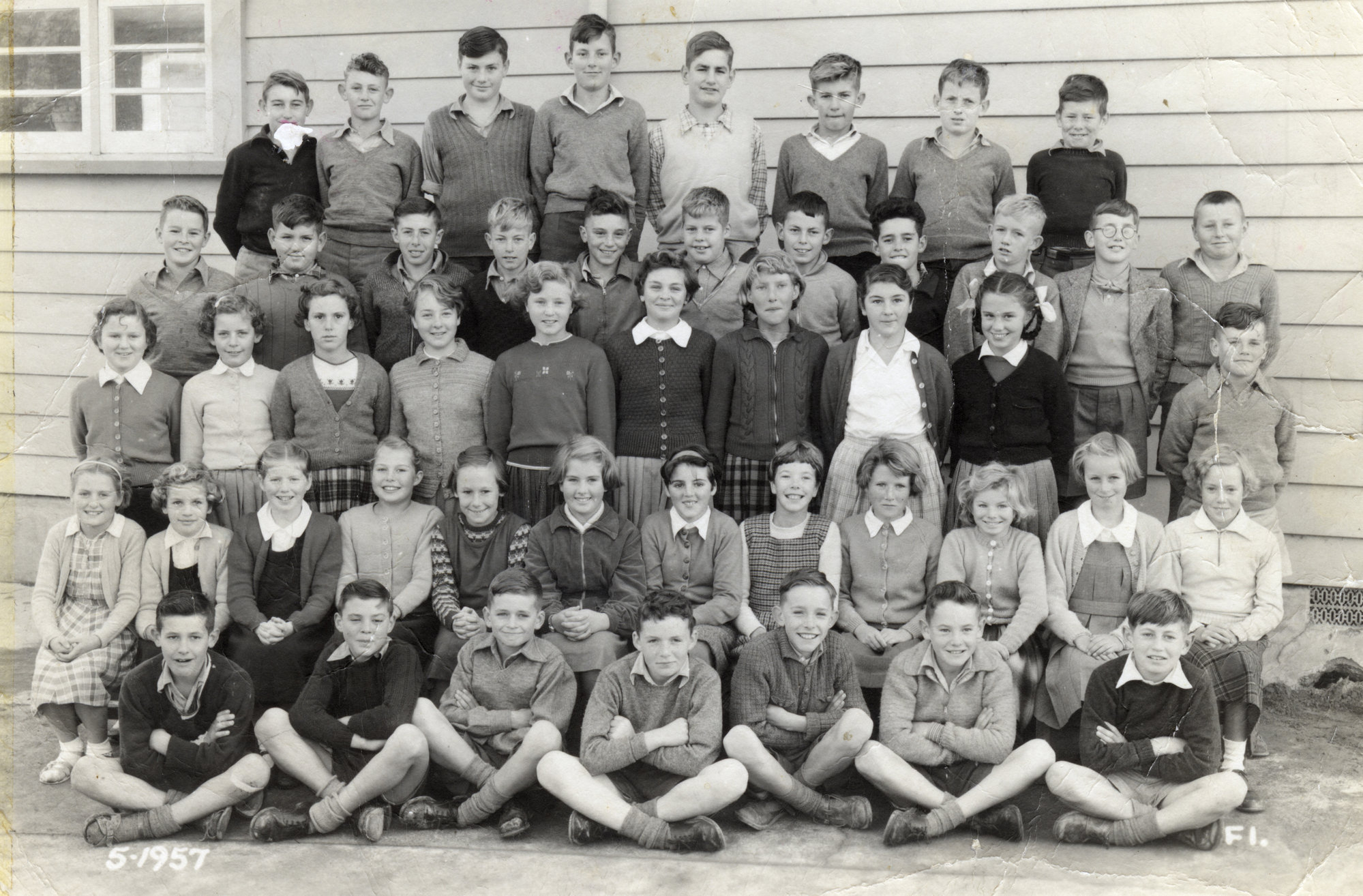Trentham School 1957 Form 1