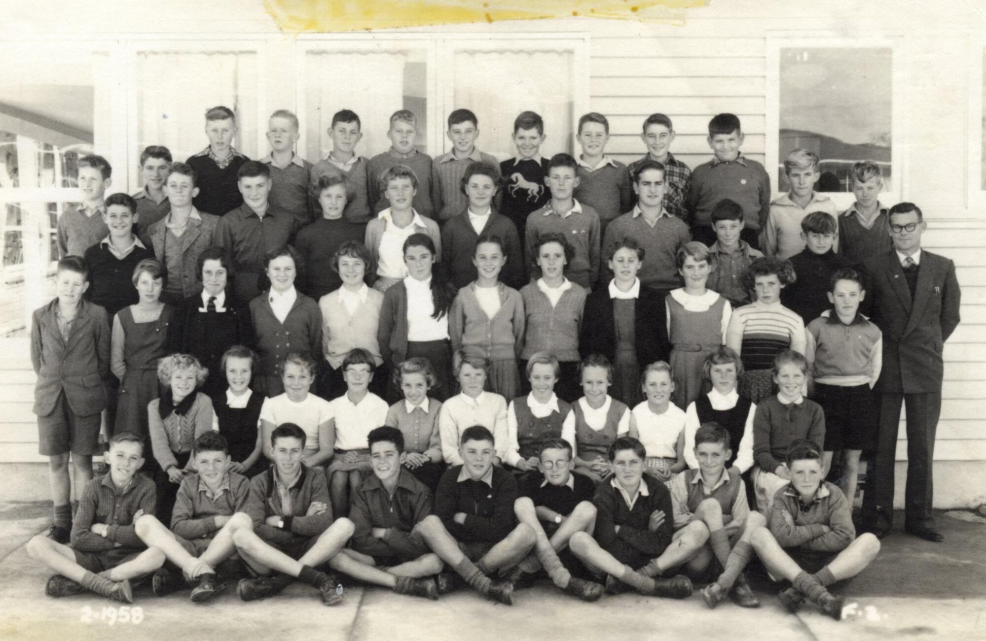 Trentham School 1958 Form 2