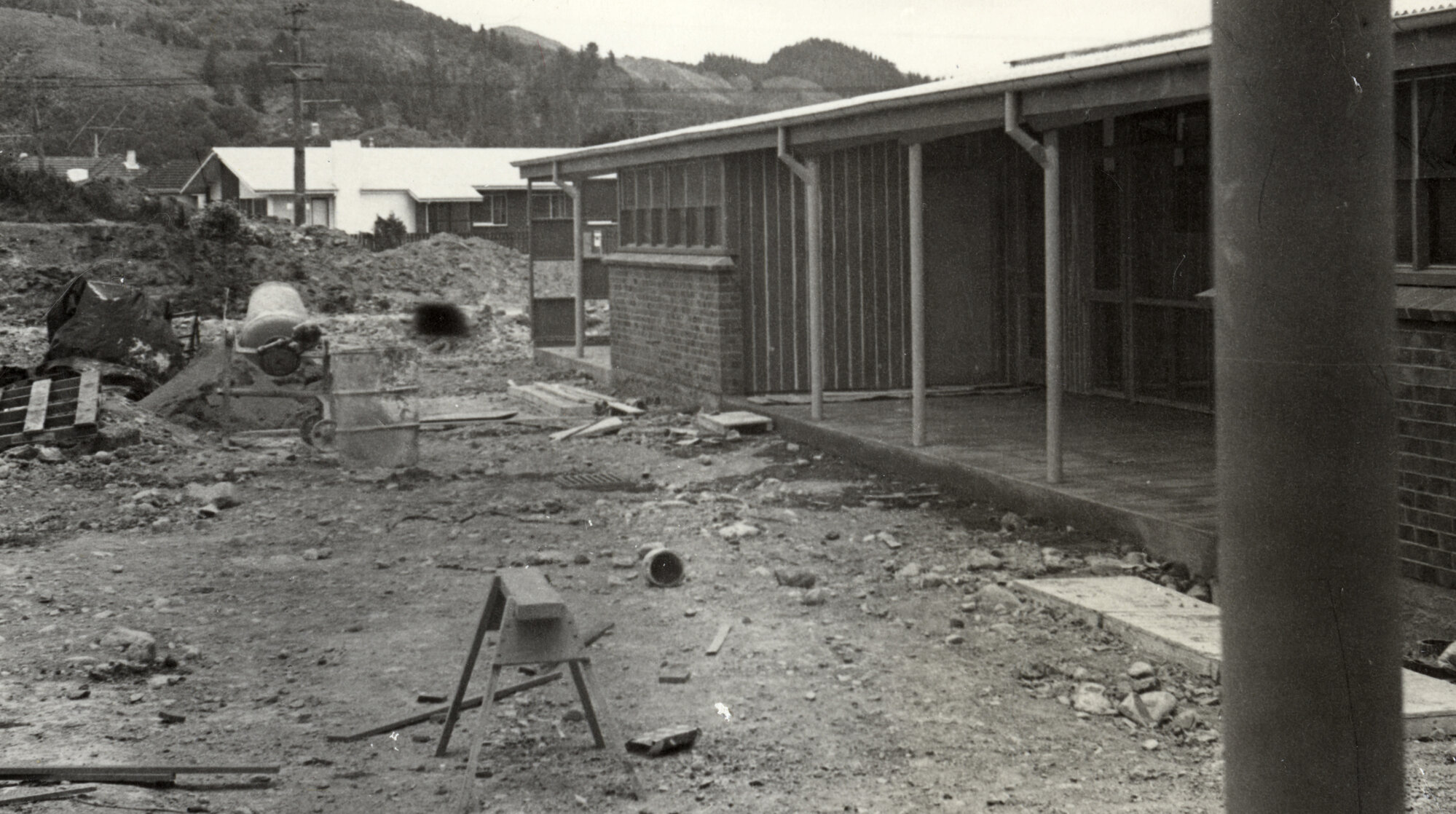 Maidstone Intermediate, under construction; 1970