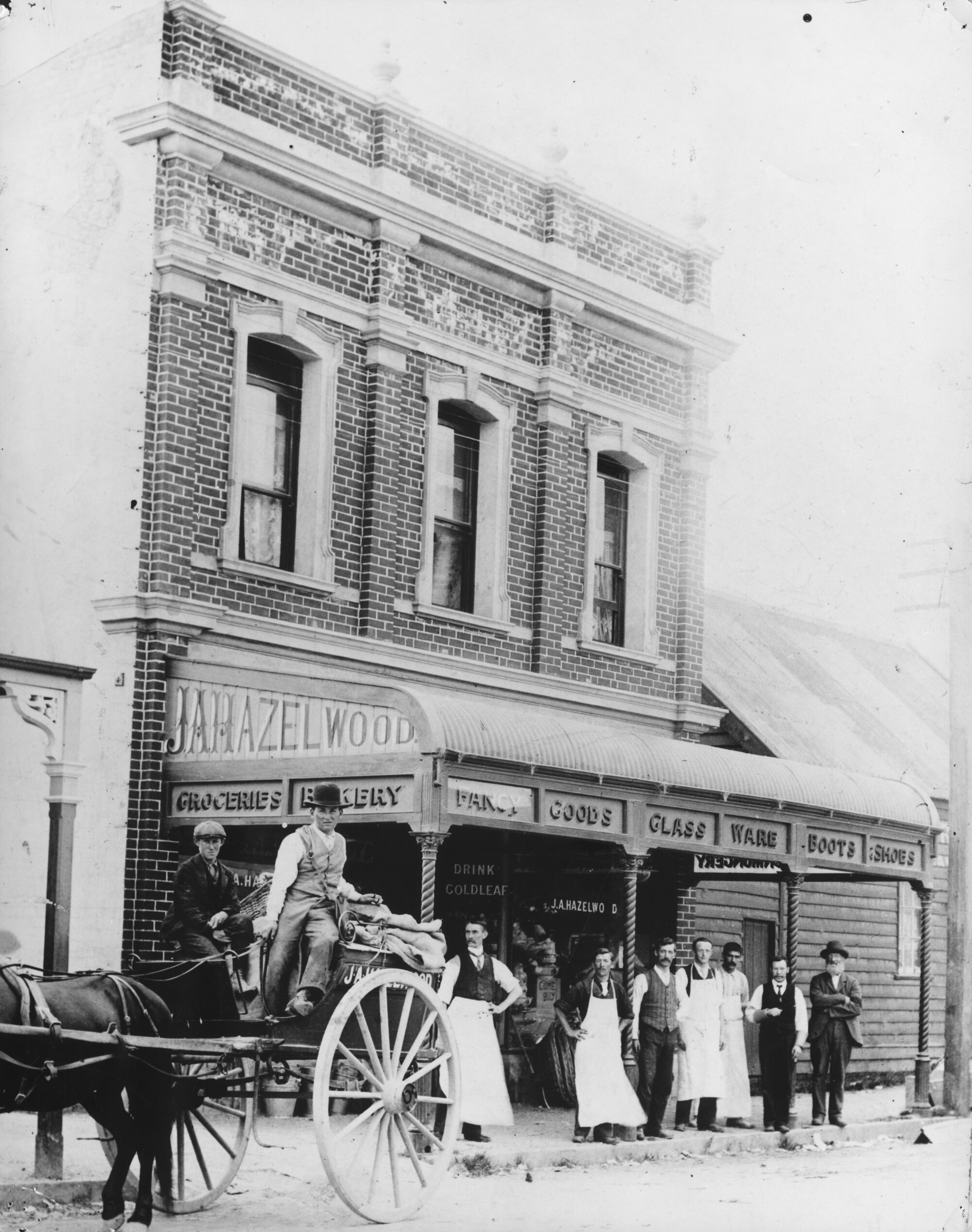 Hazelwoods Buildings C 1906 View Of Store From The South east 