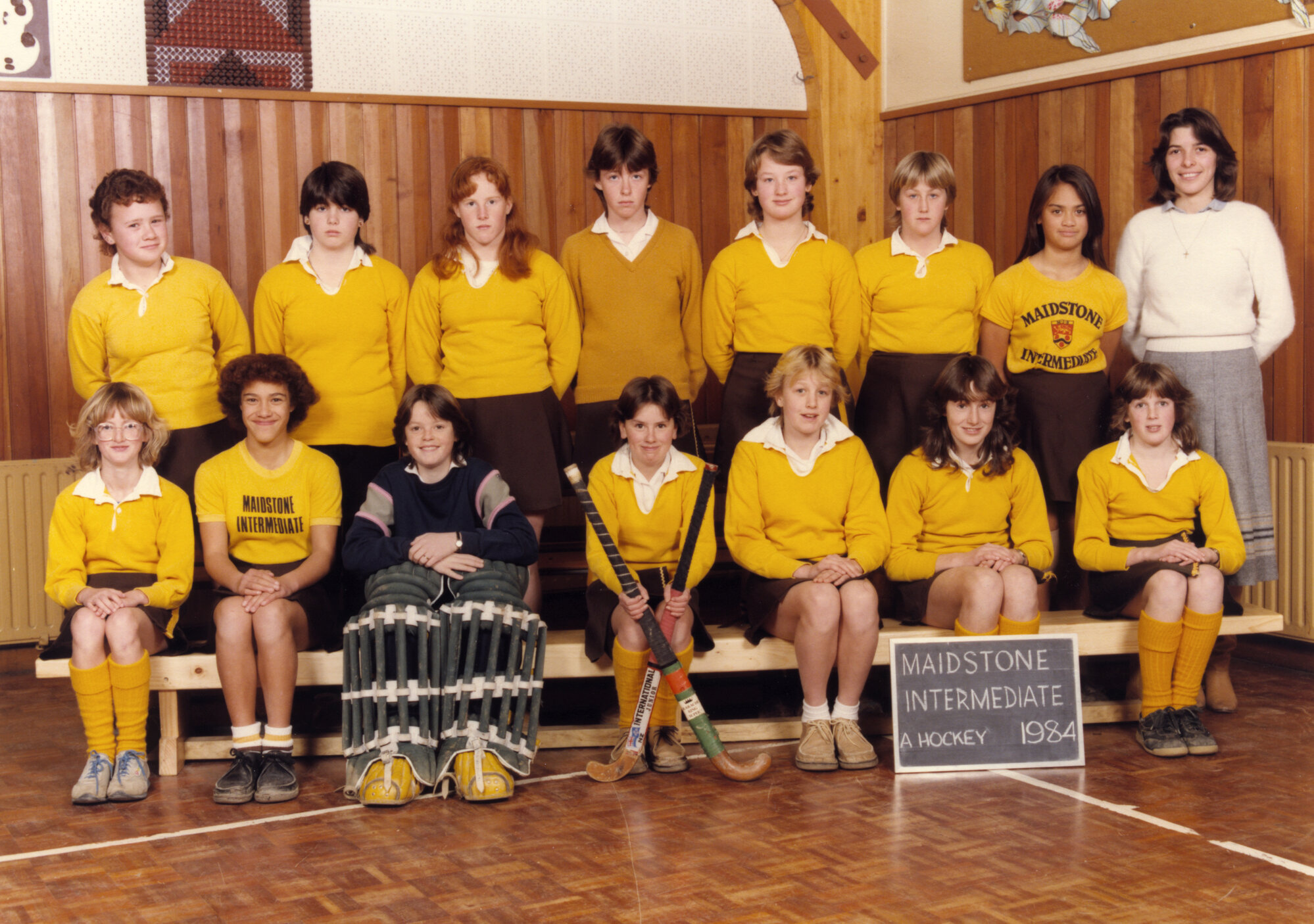 Maidstone Intermediate 1984 Sport; girls' hockey A