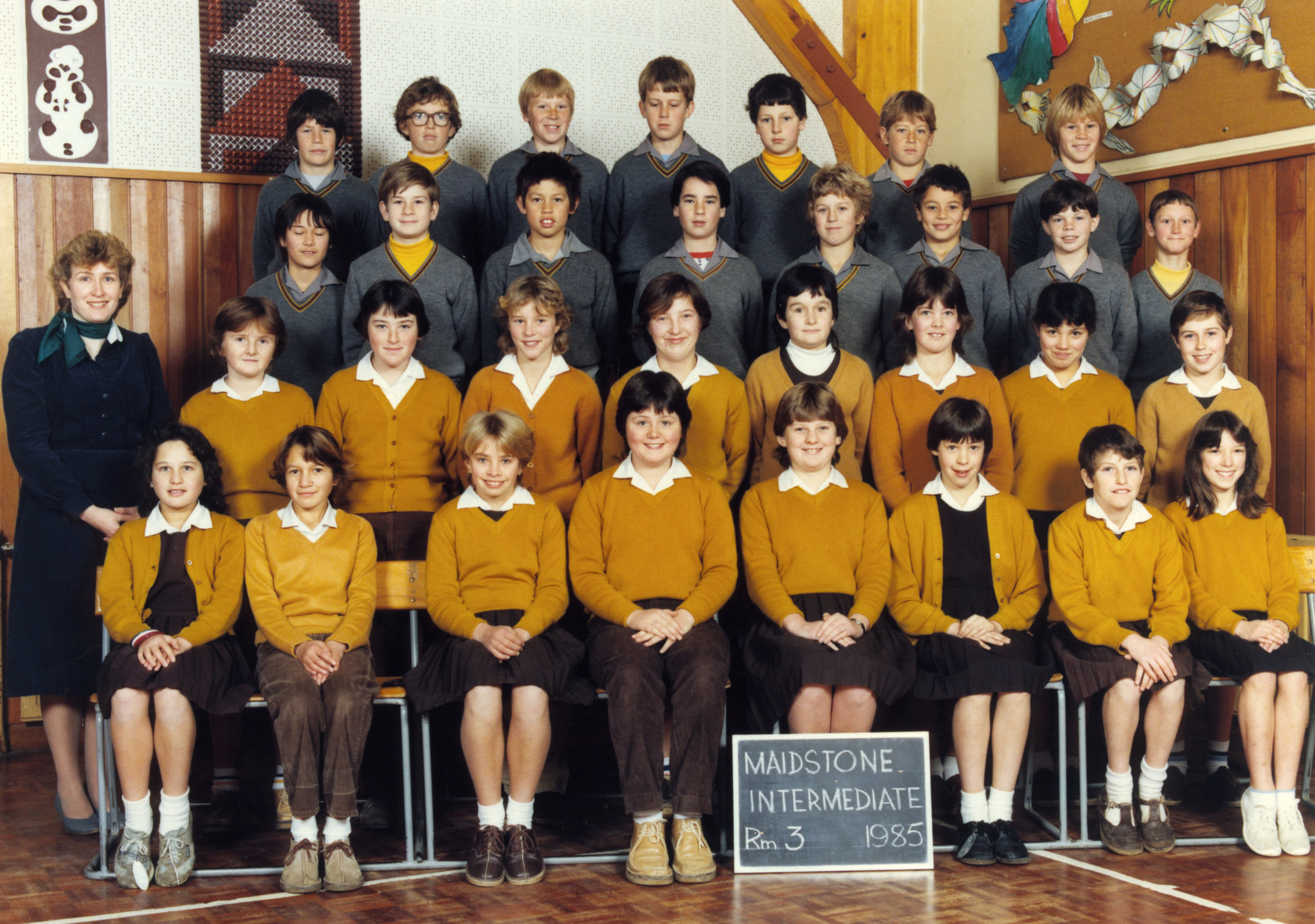 Maidstone Intermediate, Room 3; 1985