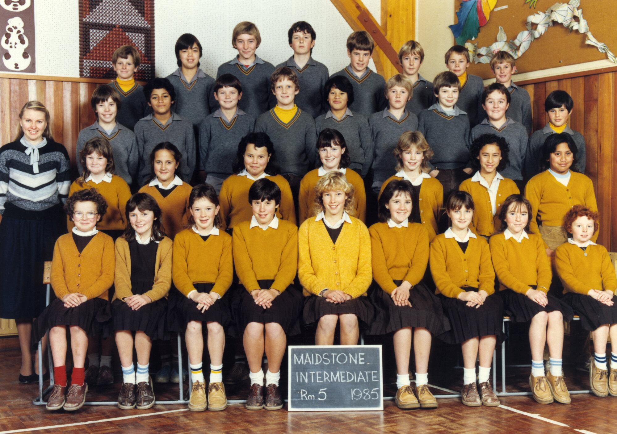Maidstone Intermediate, Room 5; 1985