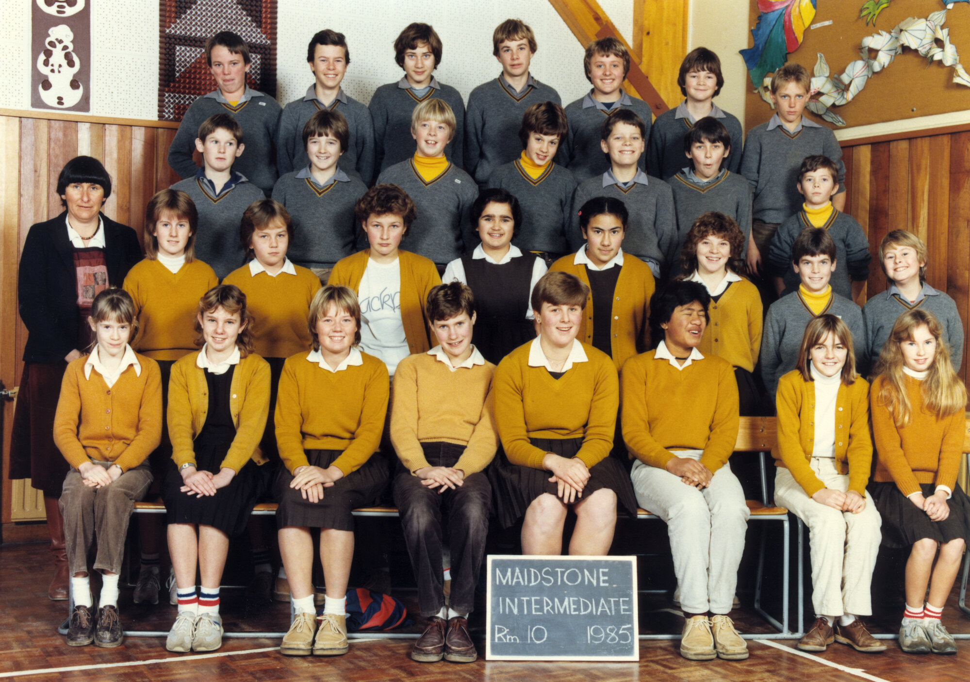 Maidstone Intermediate, Room 10; 1985