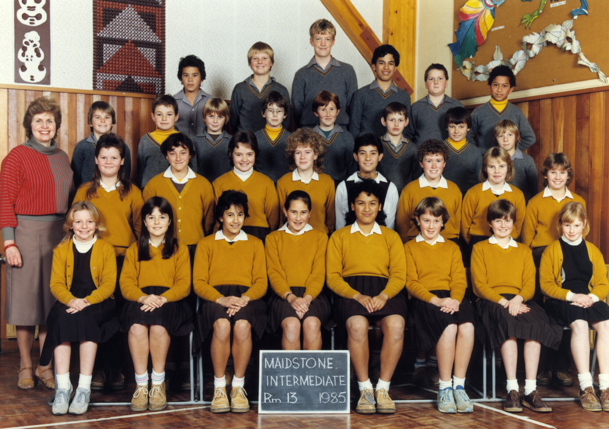 Maidstone Intermediate, Room 13; 1985
