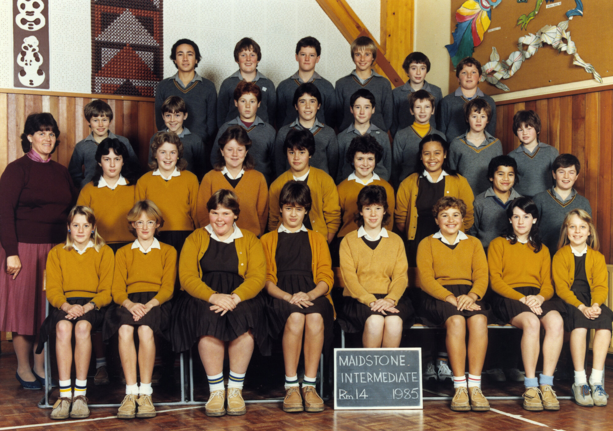 Maidstone Intermediate, Room 14; 1985