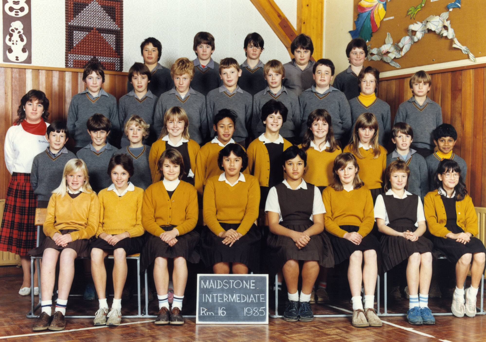 Maidstone Intermediate, Room 16; 1985