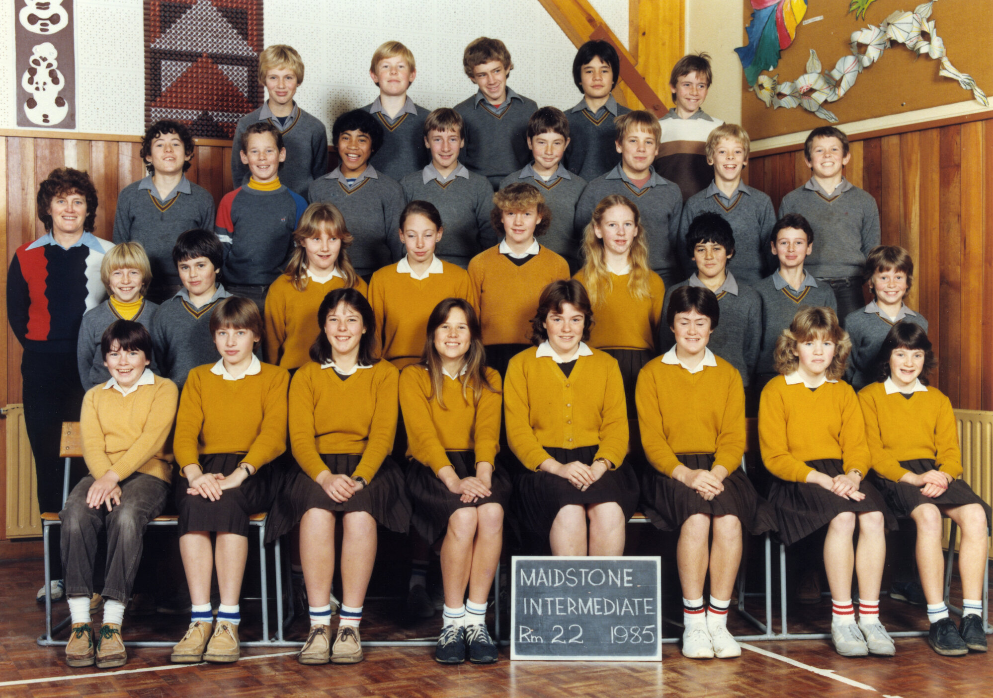 Maidstone Intermediate, Room 22; 1985