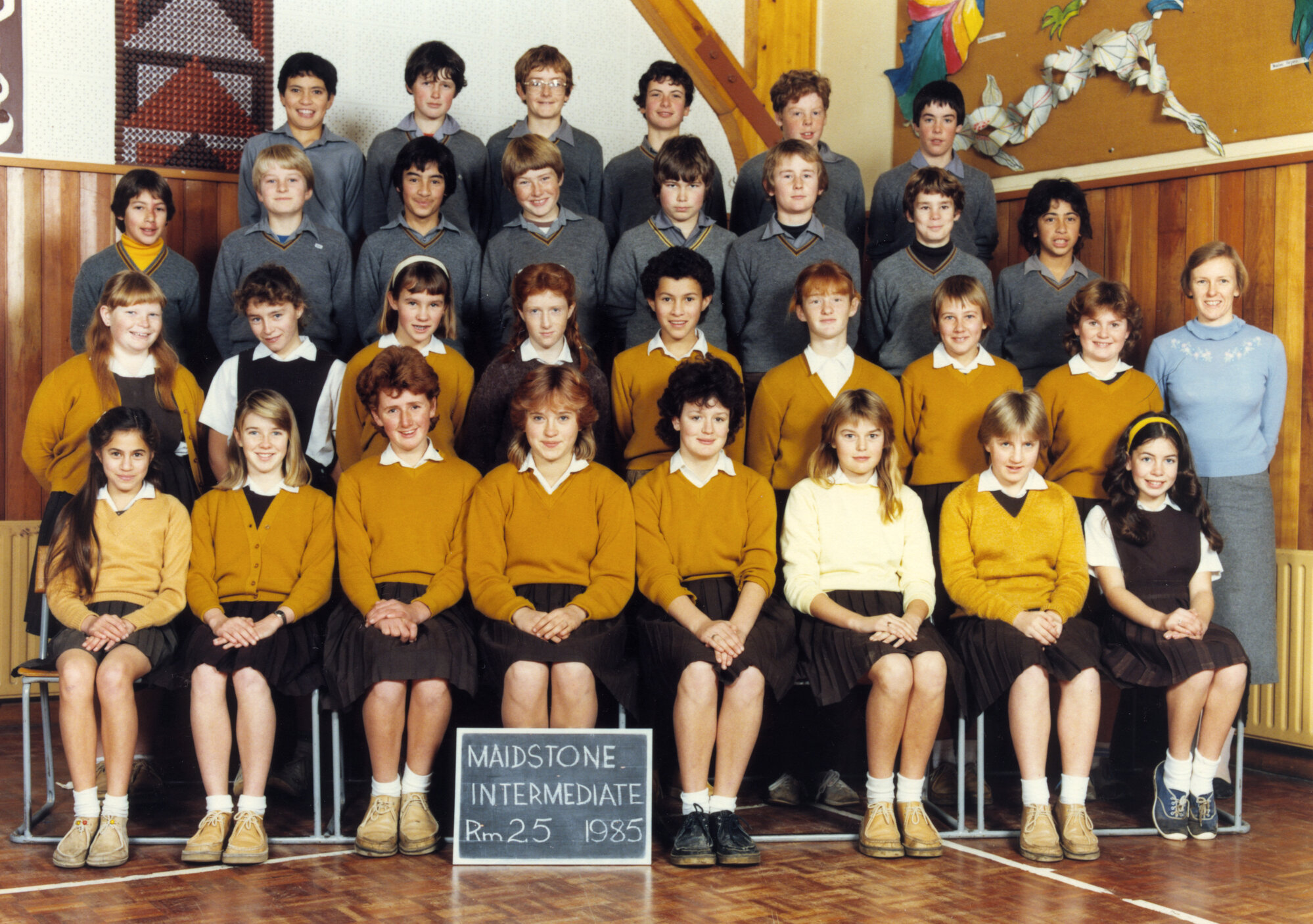 Maidstone Intermediate, Room 25; 1985