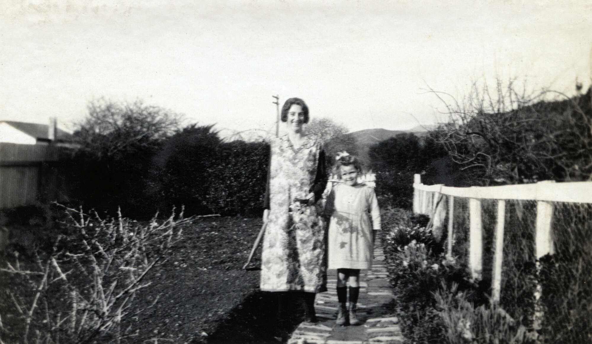 May Poulson and daughter Eda