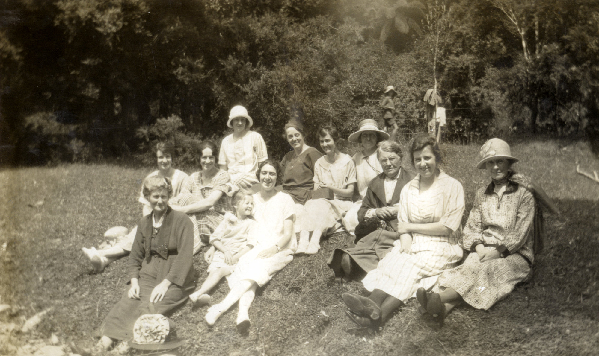 Poulson family picnic, c. 1920s.