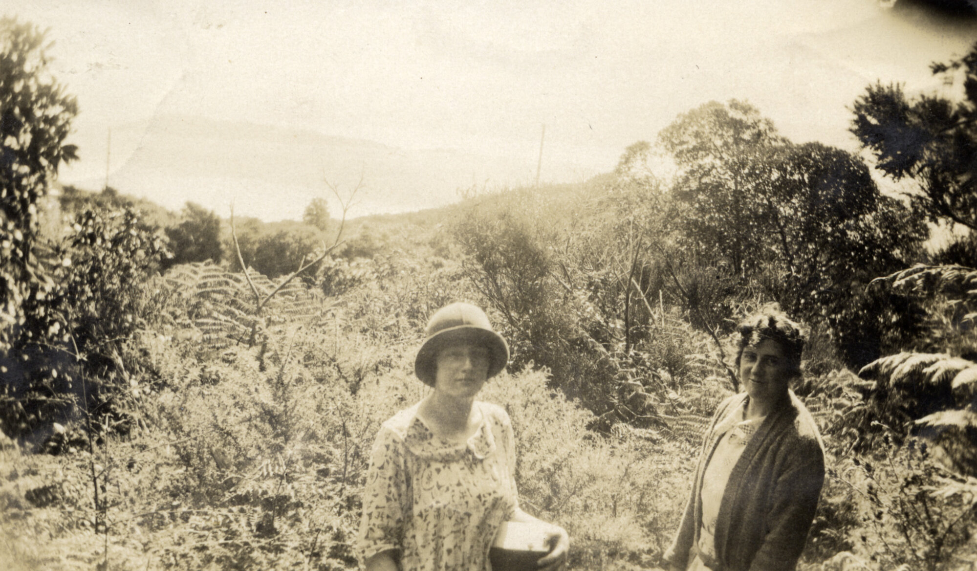 Poulson family; Hilda at right?