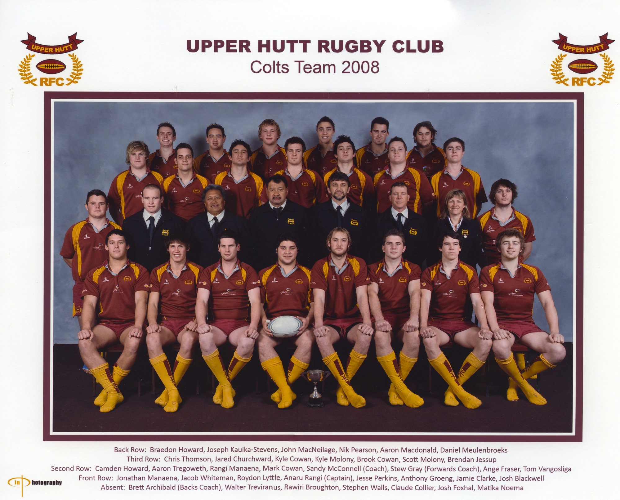 Upper Hutt Rugby Football Club 2008 Colts