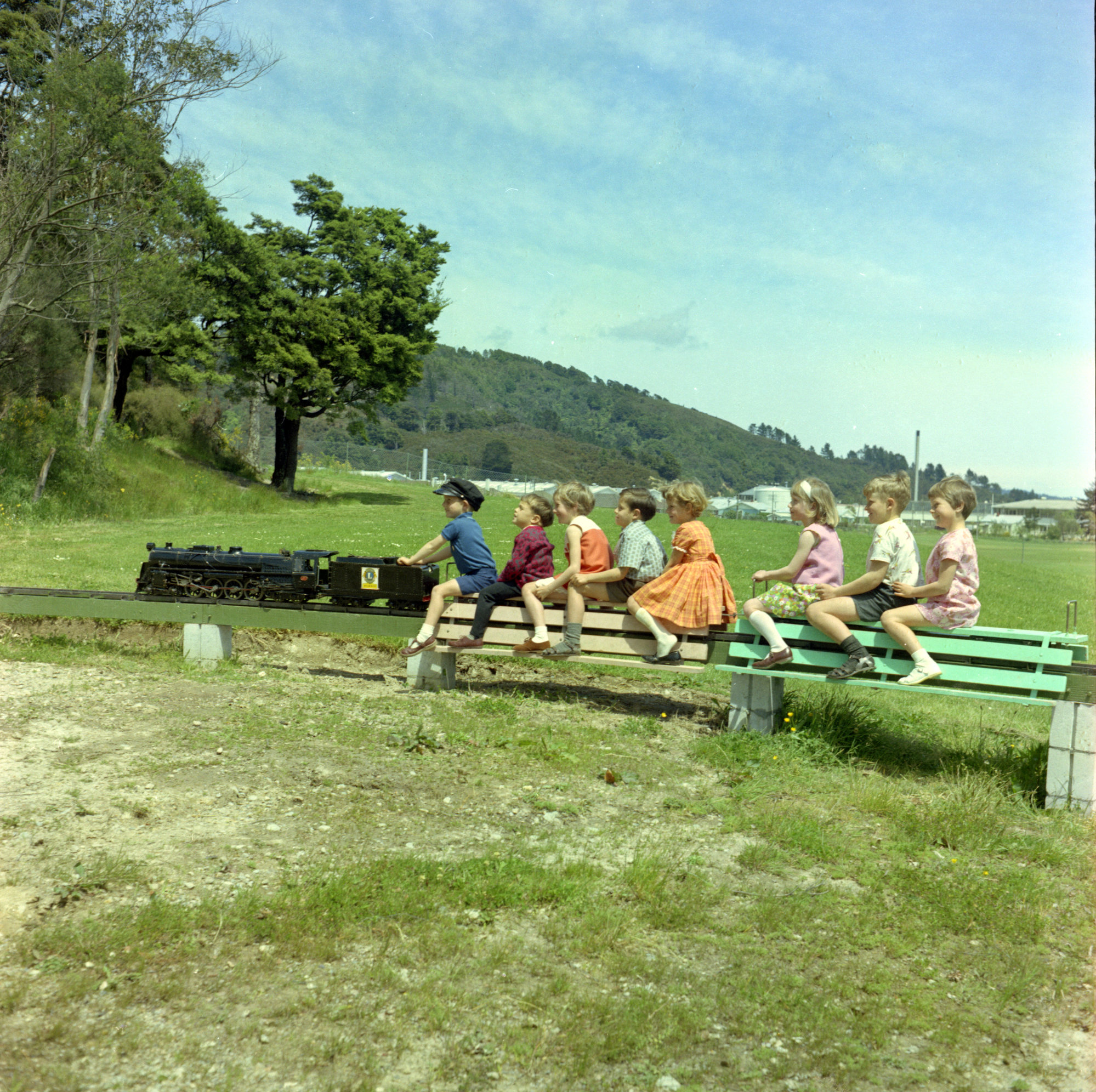 Maidstone Park; miniature railway; model of a New Zealand Railways Ka-class locomotive.