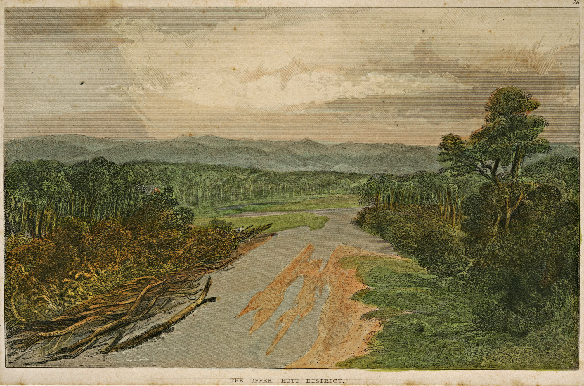 The Upper Hutt District in the 1840s, by S.C. Brees 