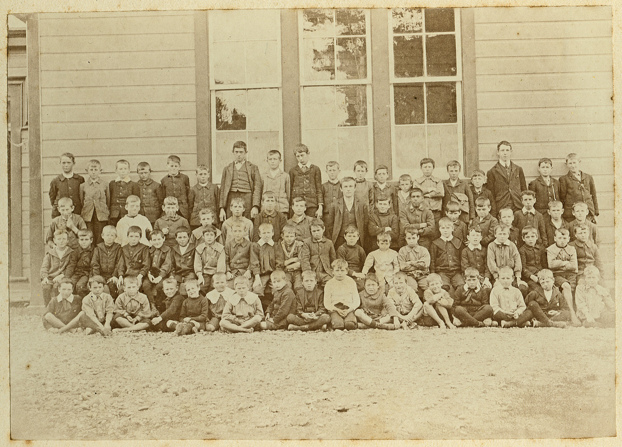 Upper Hutt Primary School; class photo, 1907 or 1908; boys
