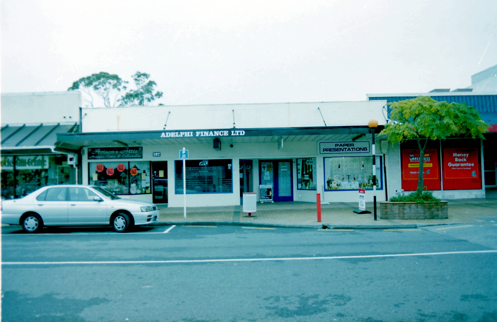 Rofe's building; north side of Main Street west of the Maidstone Mall - 2004.