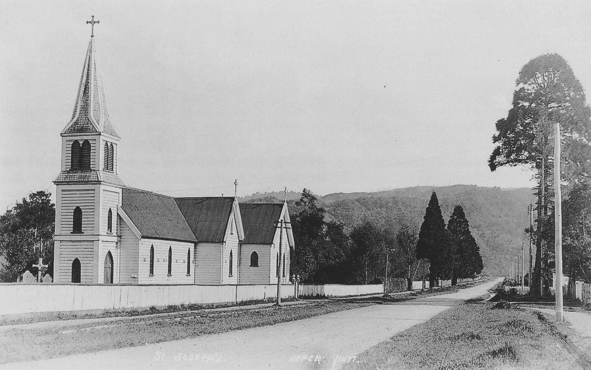 St Joseph's Catholic Church of 1864; illustration used in the church ...