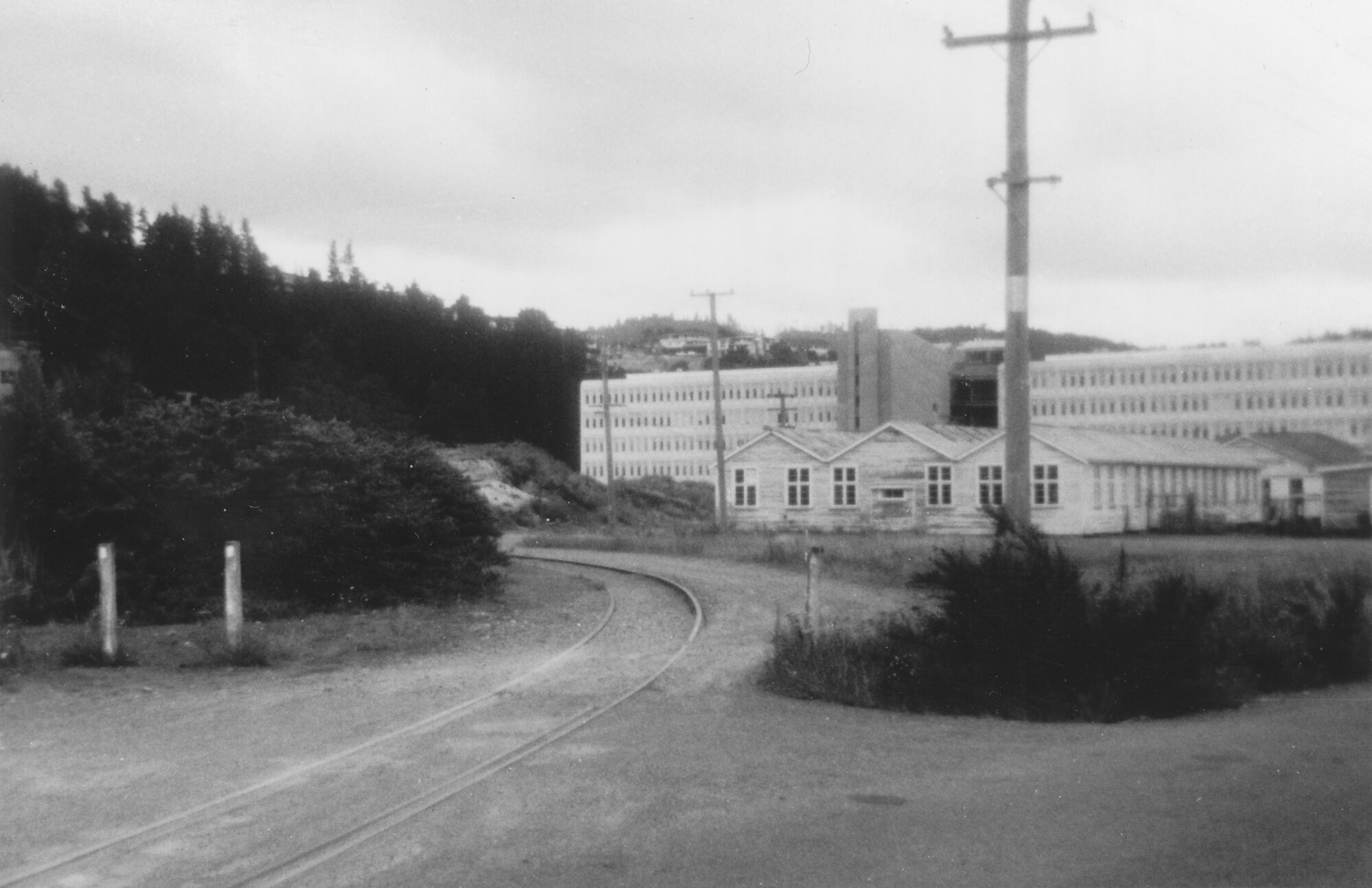 Ministry of Works railway siding, Trentham Camp: Image 2 of 4 - February 1976.