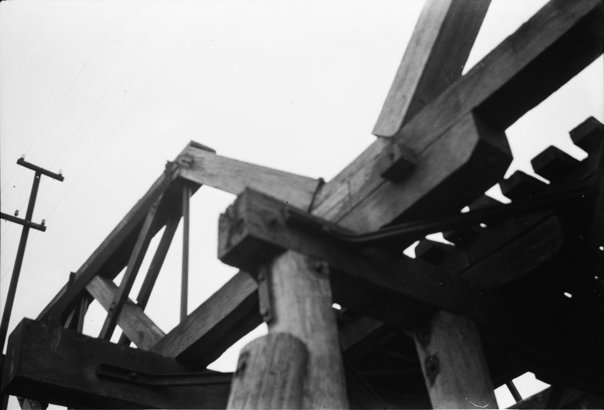 Silverstream railway bridge 2 (1903-1957); construction detail.