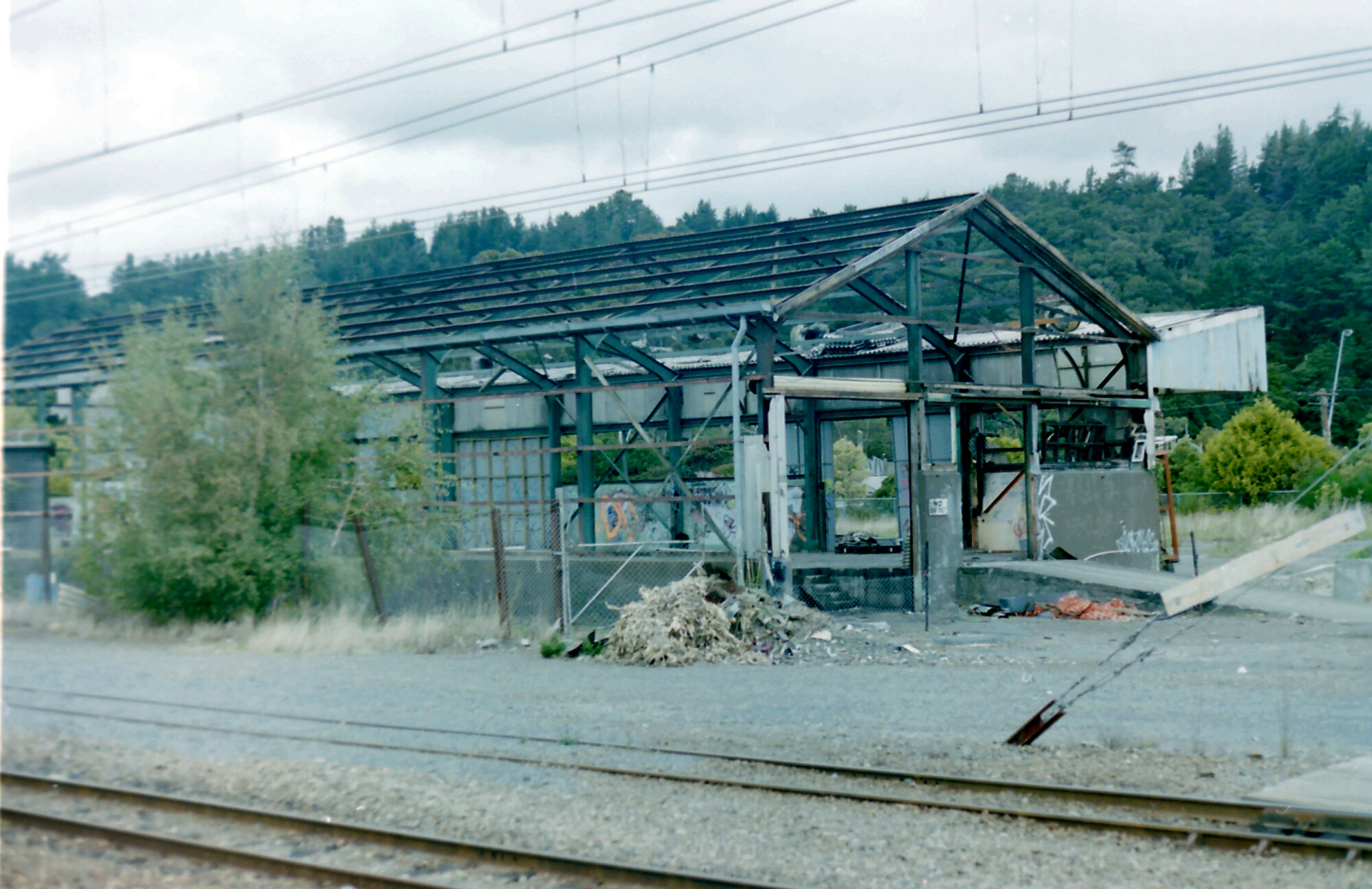 Railways; Upper Hutt goods shed, from the north-west.