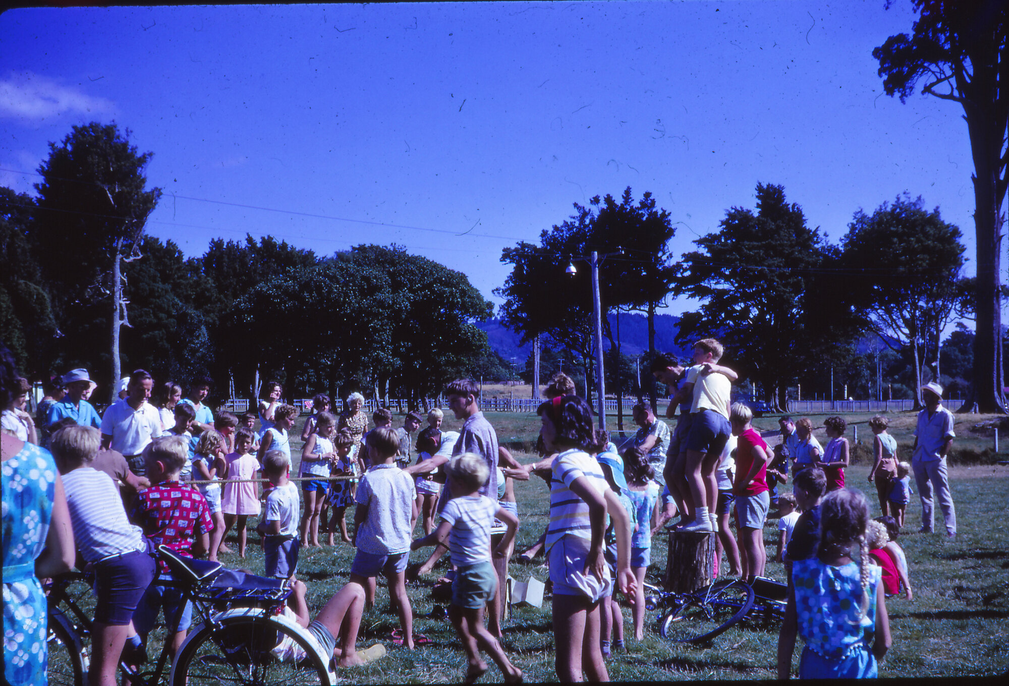 Tug of War, St Margaret's Presbyterian Church Sunday School Picnic circa 1960s