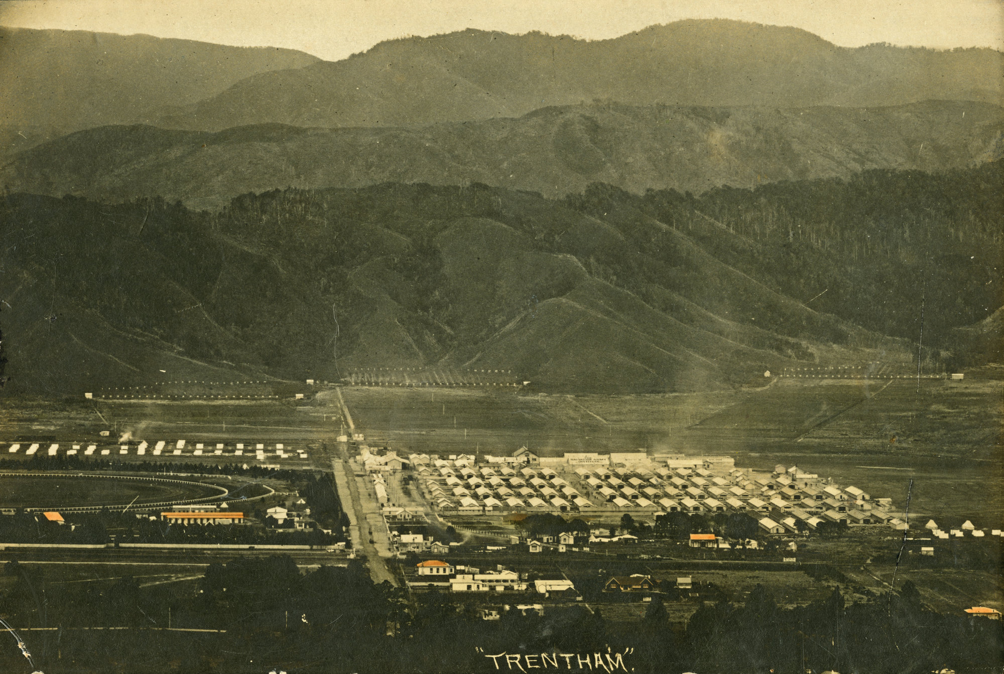 Trentham Camp overall view 1916; early | Upper Hutt Libraries