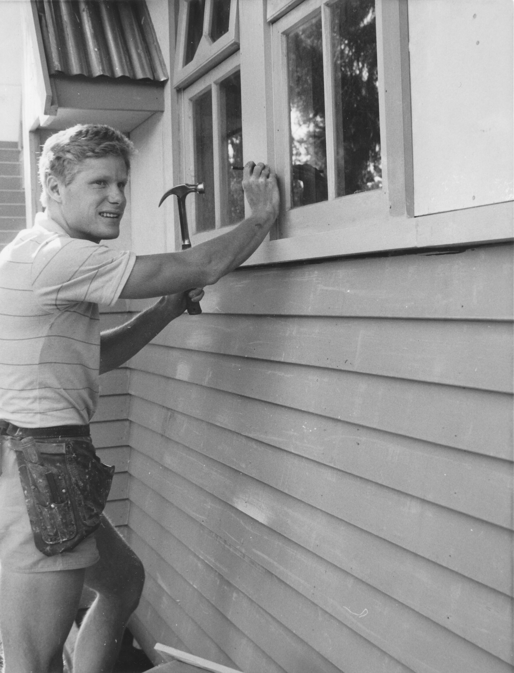 Builder's apprentice Mark Adams wins Outward Bound course.