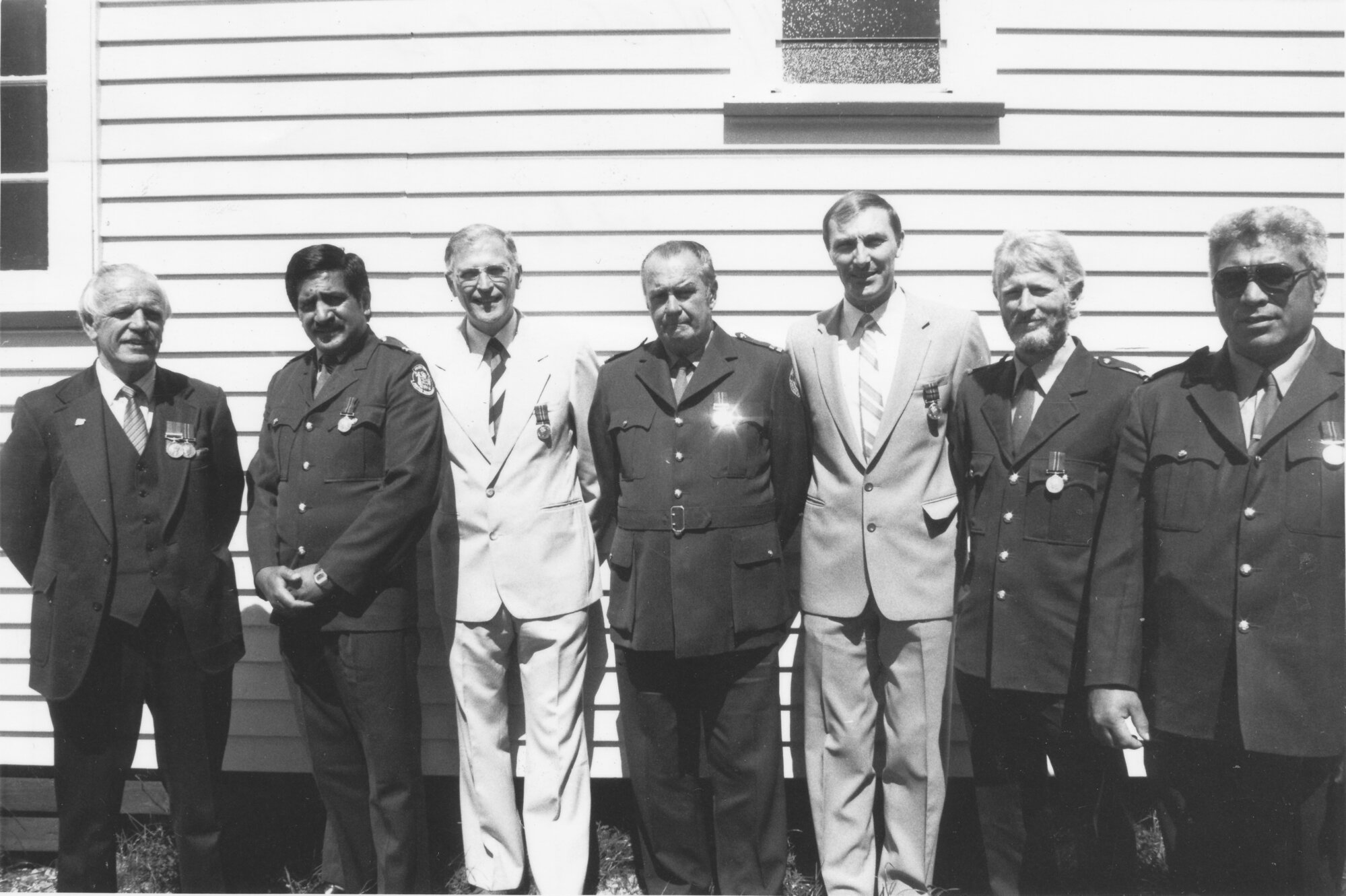 Long-service awards, Wi Tako Prison, 1986