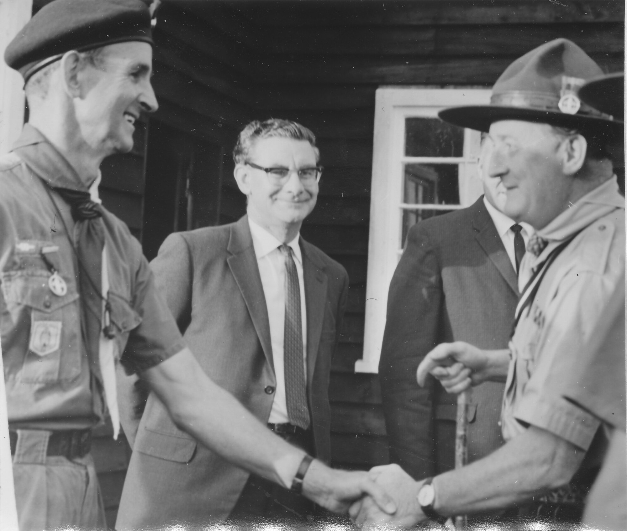 Commonwealth Chief Scout Sir Charles MacLean visit; Blockhouse; 1967