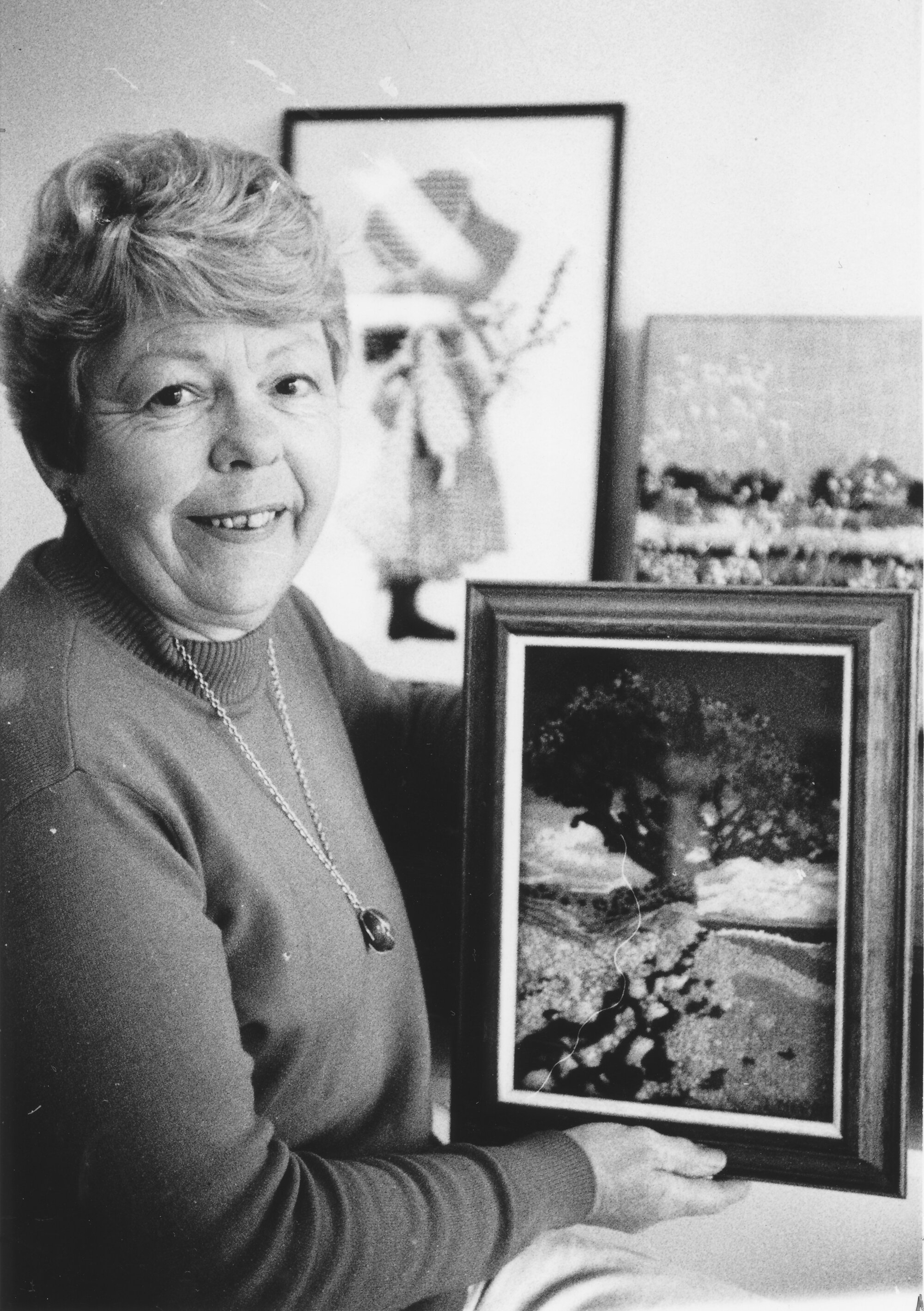 Embroiderers' Guild member Lorraine Mereu started at college, now on her third New Zealand certificate course.