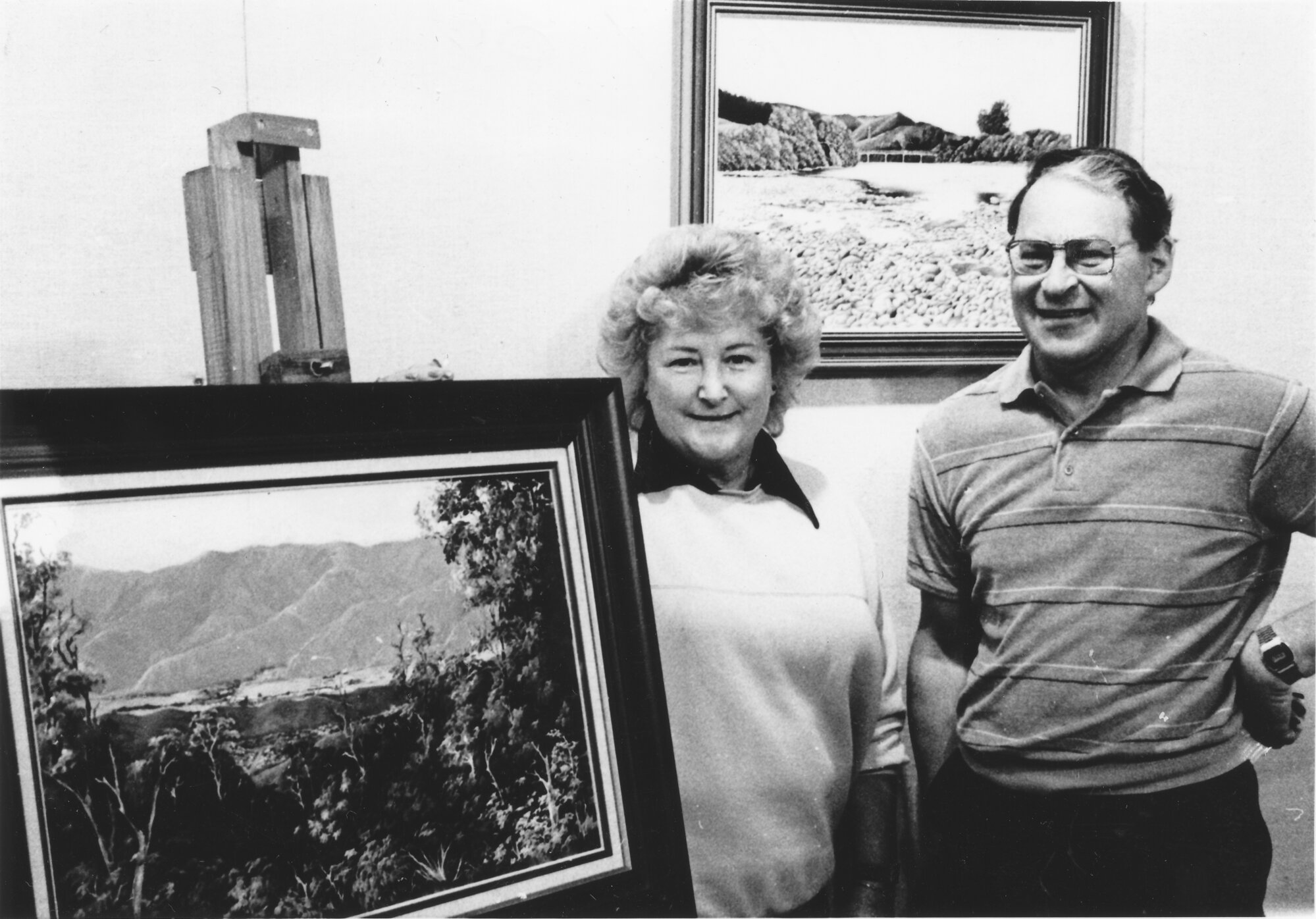 Community Gallery; annual Group Five exhibition; Martha Laurie and Dave Pike.