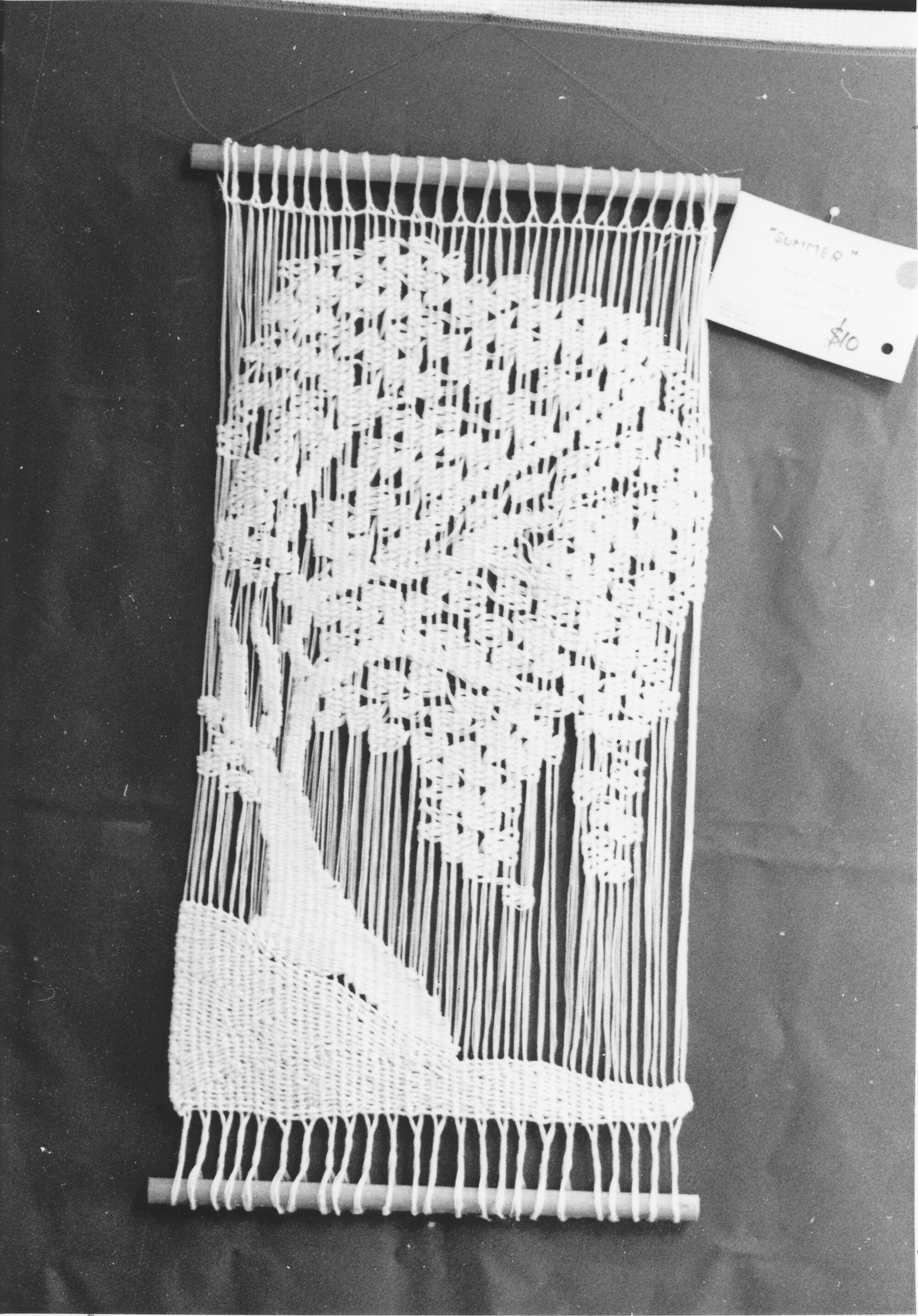 Community Gallery; November exhibition; woven tapestry; 'Summer', by Audrey Harper.