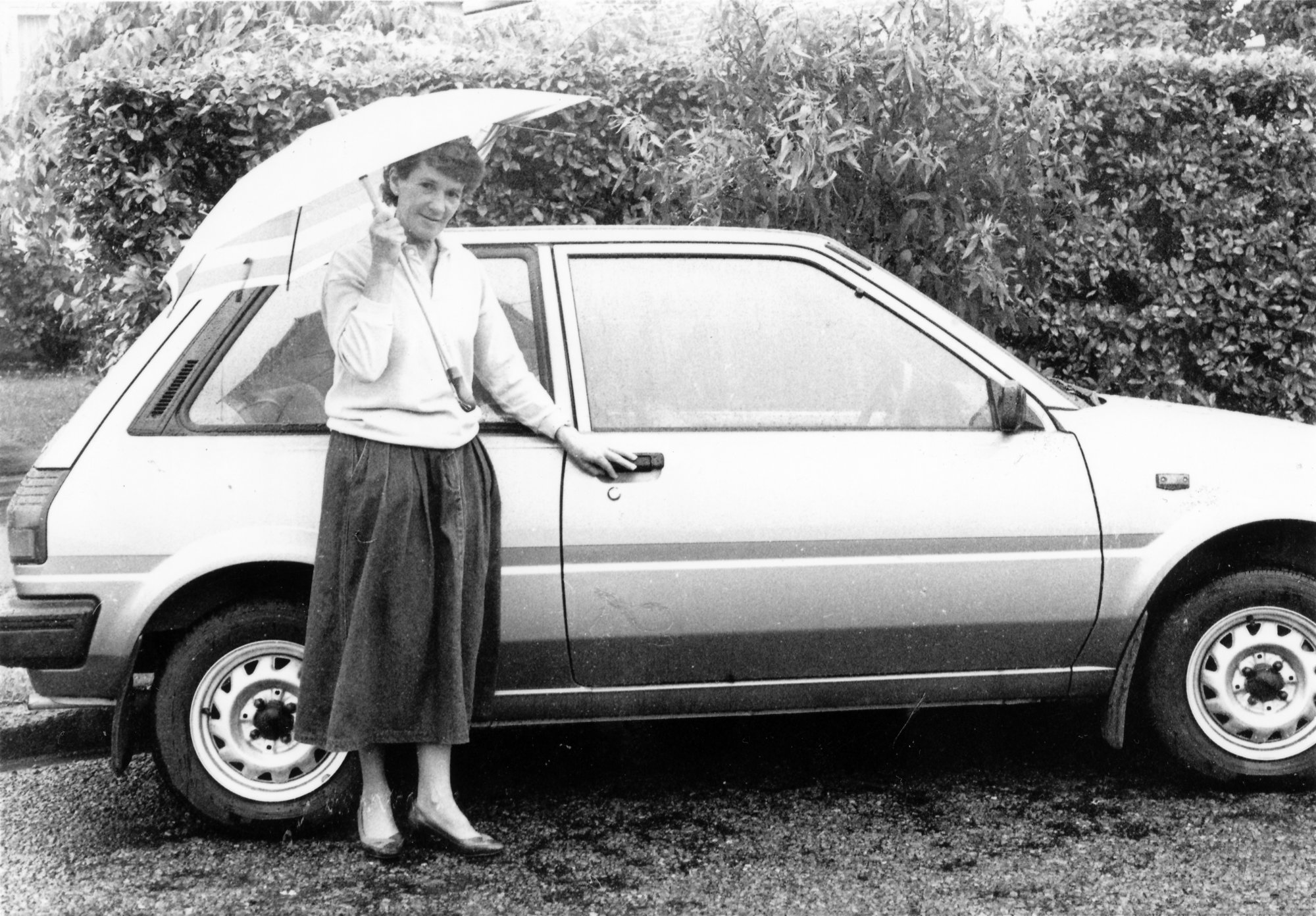 Plunket nurse Betty Scobie; Plunket was seeking a garage for the car.