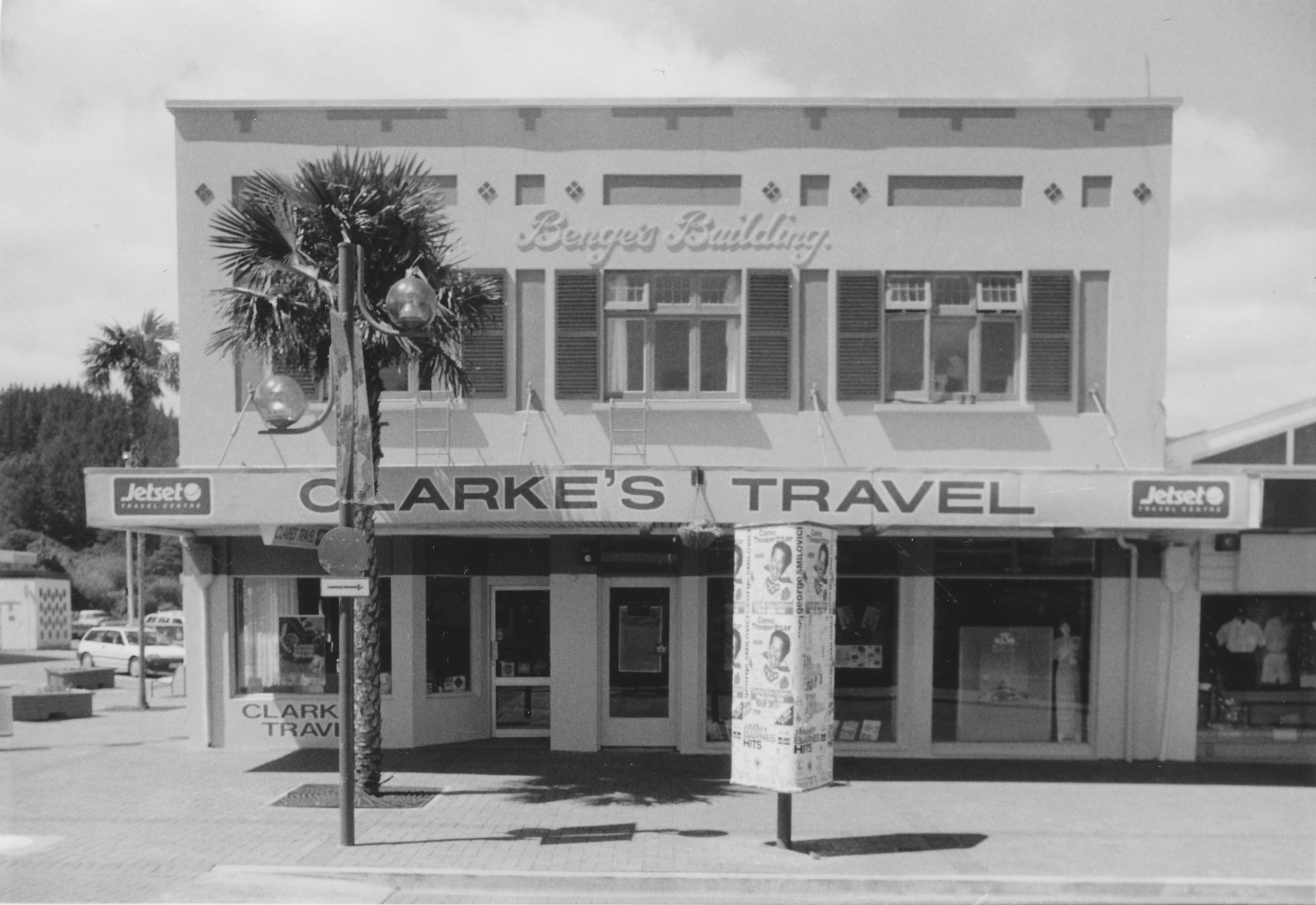 Main Street, 1997, south side; No. 146-148; Clarke's Travel