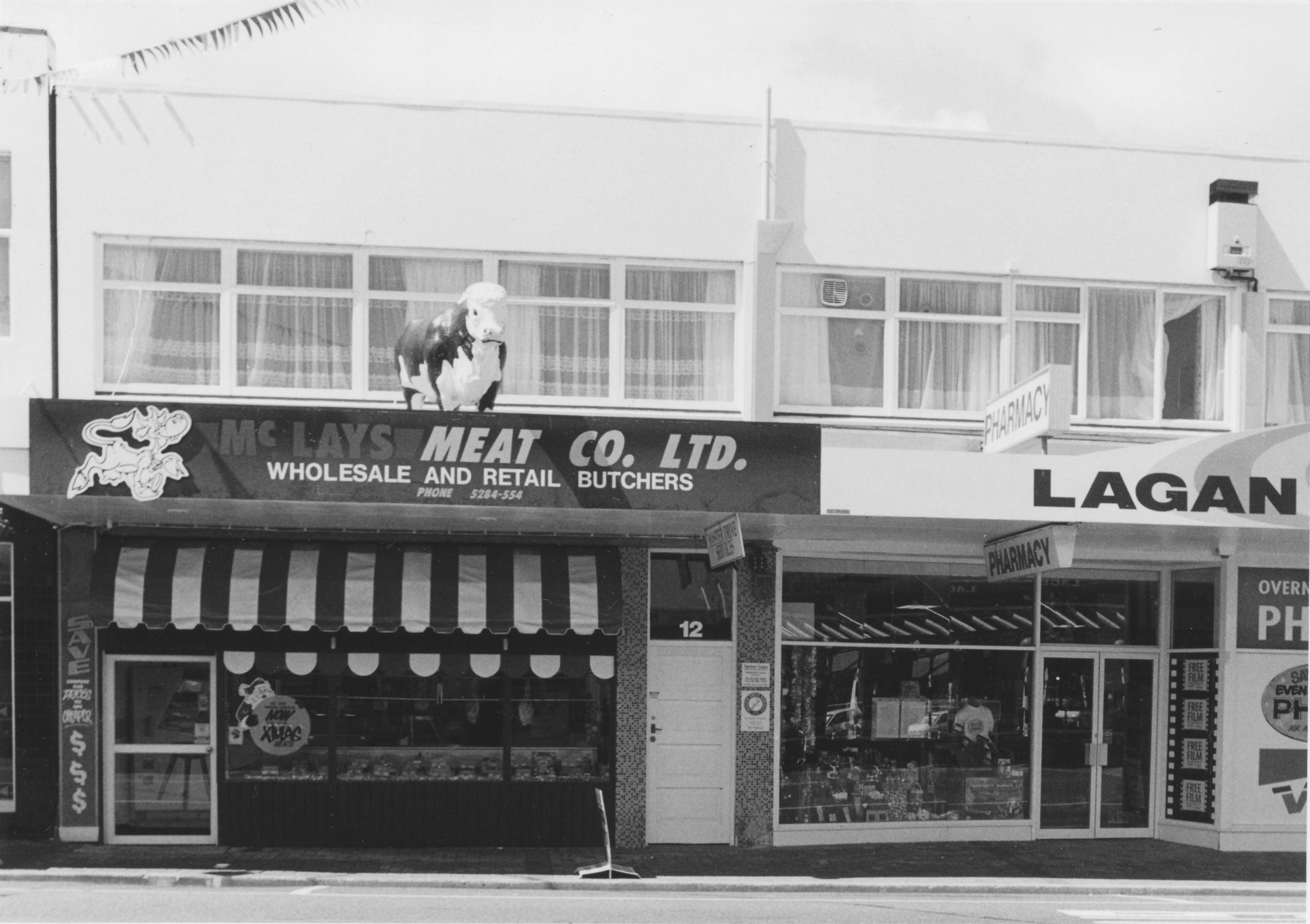 Main Street, 1997, south side; No. 14;  McLays  Meat Co, Ltd.