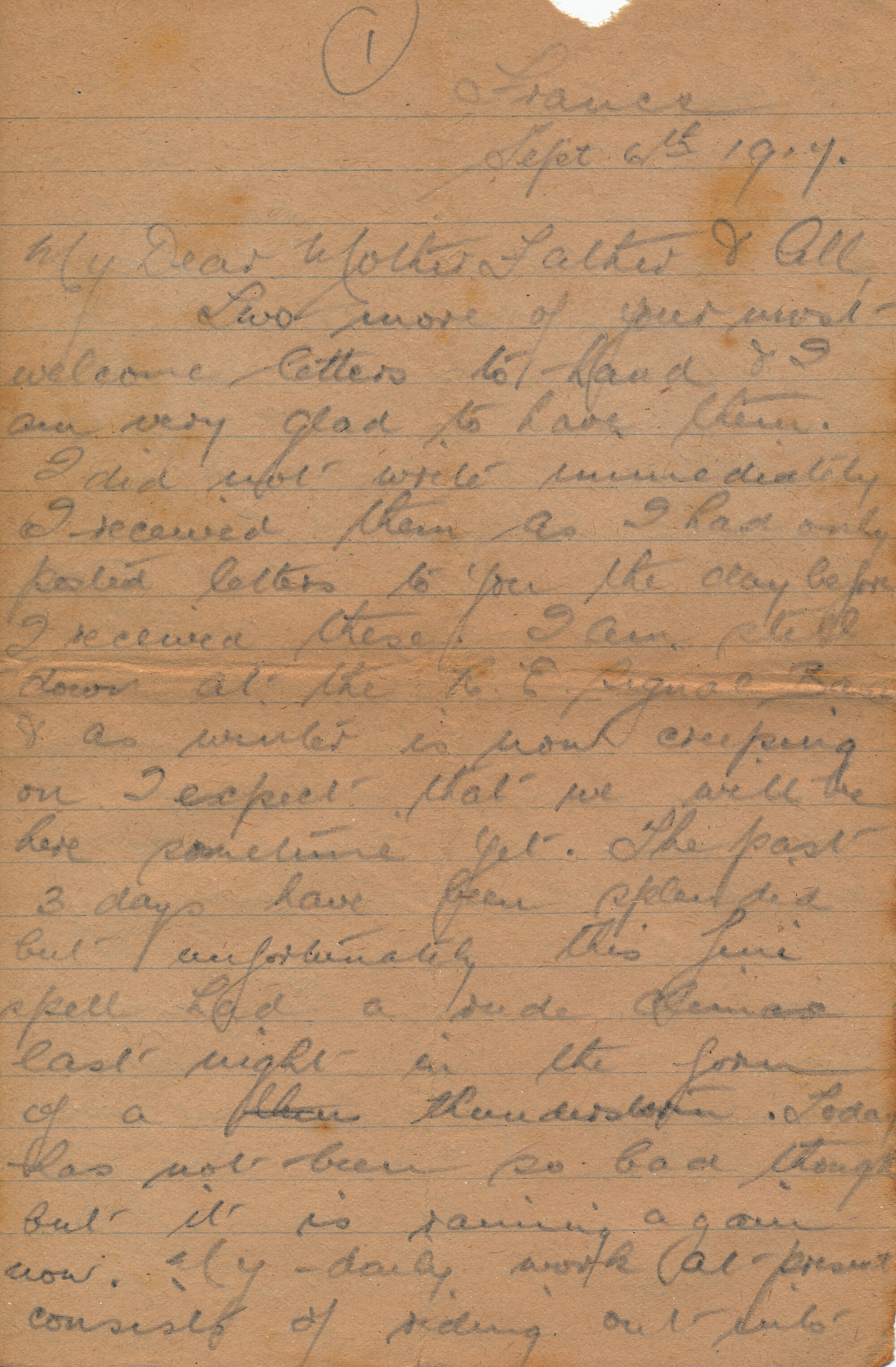 Christie Letter 6 September 1917 (1)