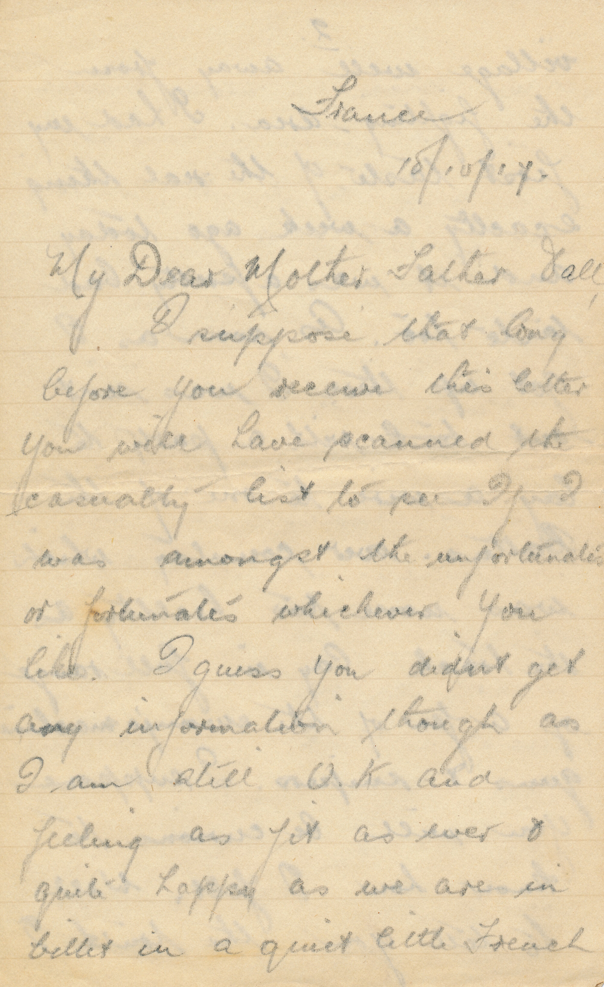 Christie Letter 10 October 1917