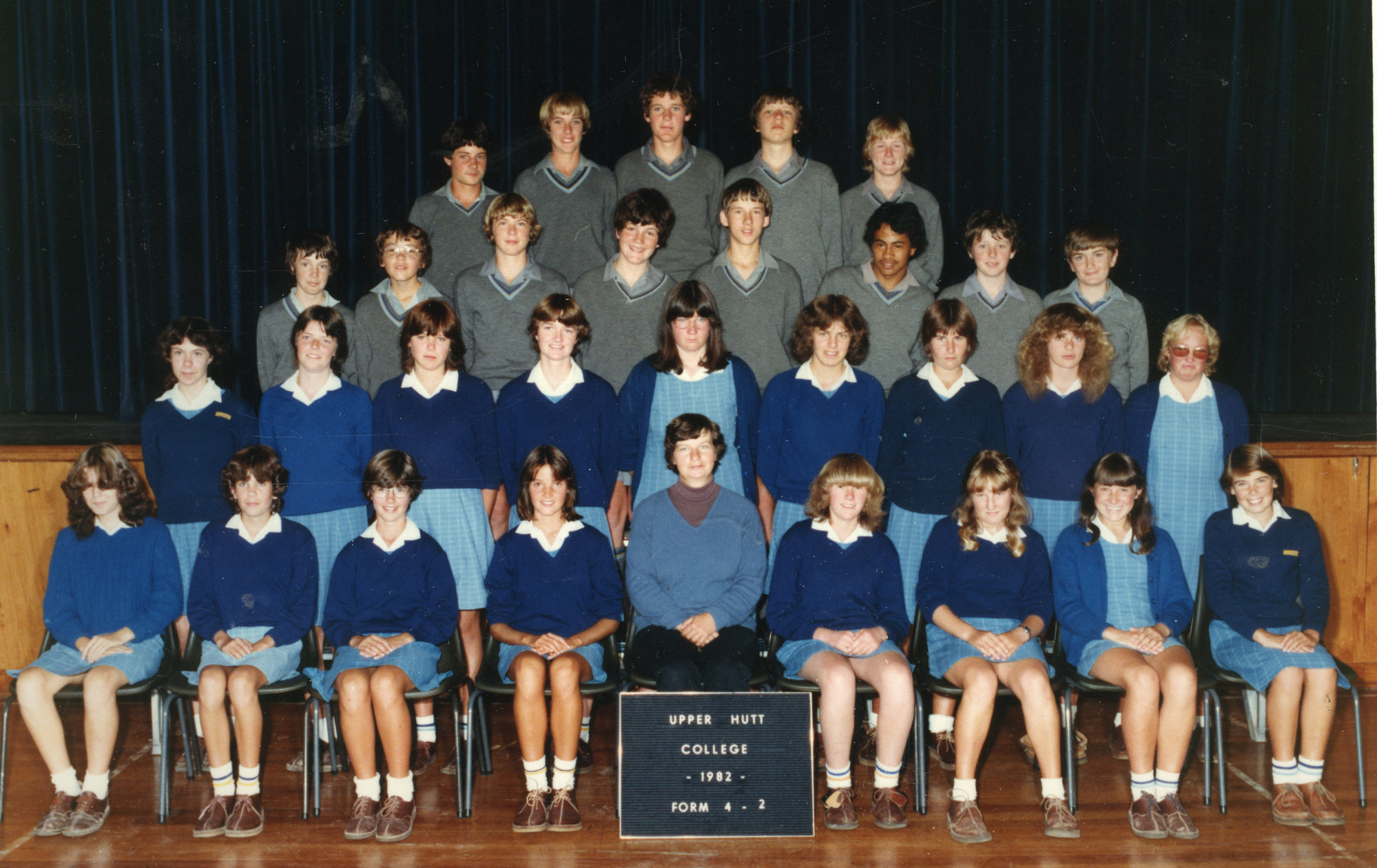 Upper Hutt College 1982; form 4.2