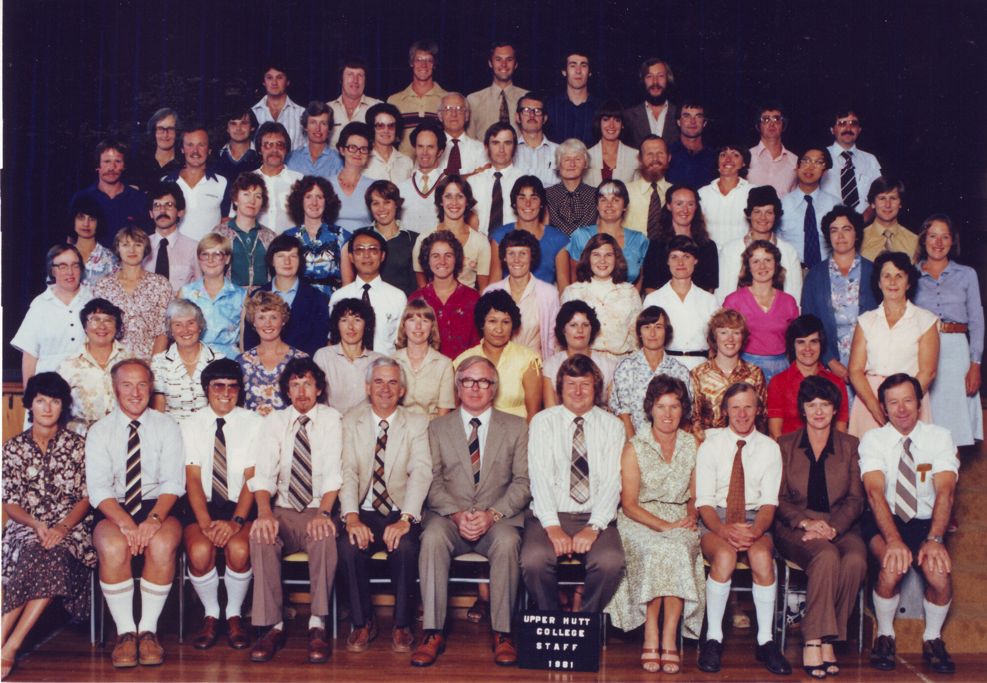 Upper Hutt College Staff 1981