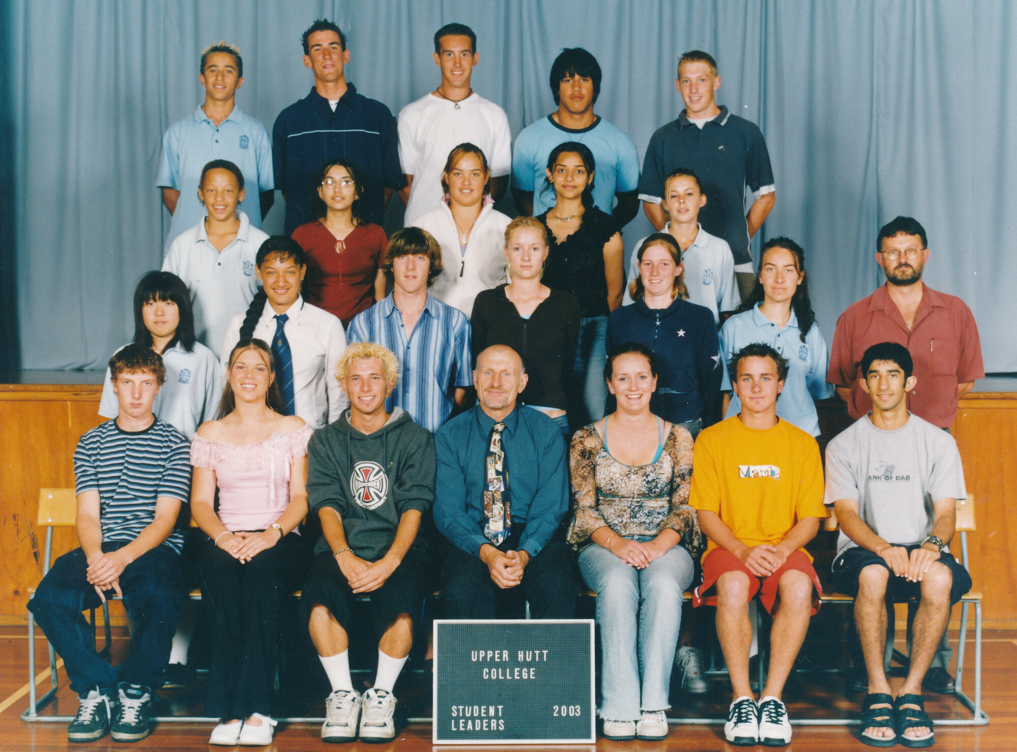 Upper Hutt College Student Leaders/Prefects 2003