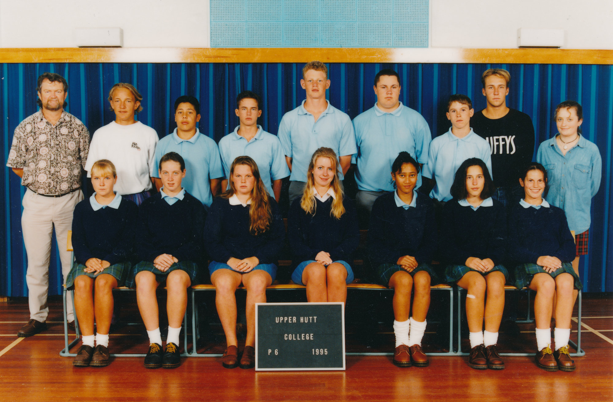 Upper Hutt College 1995; Tutor Group 6 (Mr John Lee) 