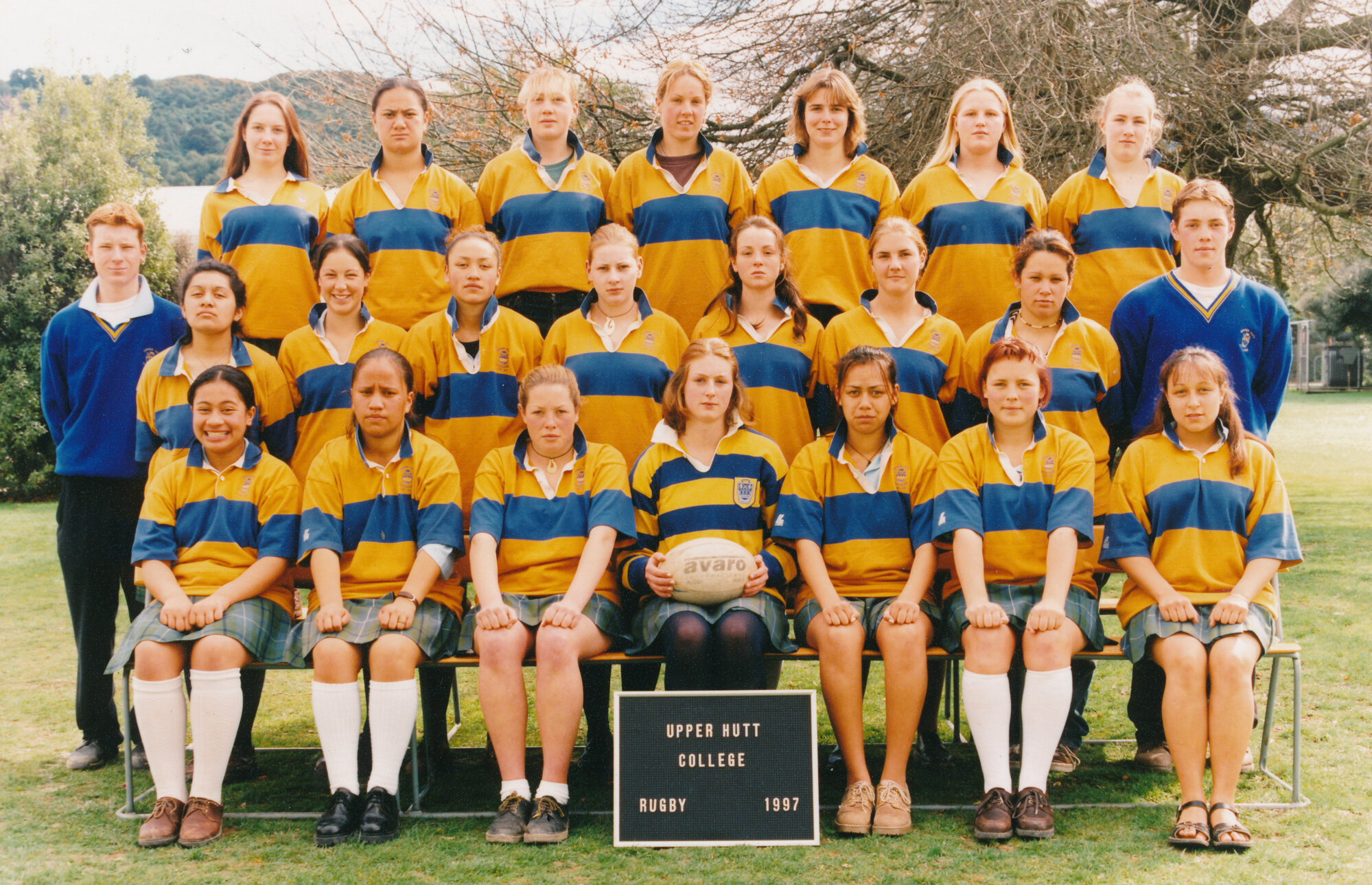 Upper Hutt College sport; Rugby, 1997; Girls 1st XV | Upper Hutt Libraries