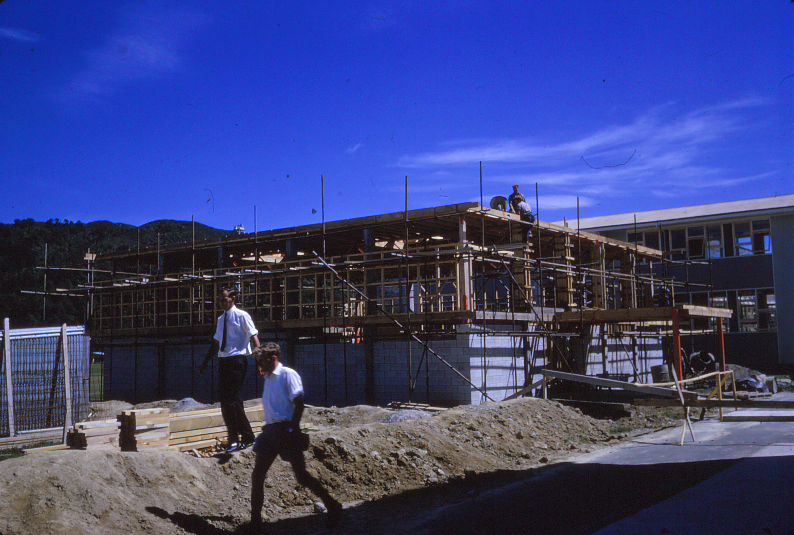 Upper Hutt College buildings 1968; Library Stage 1
