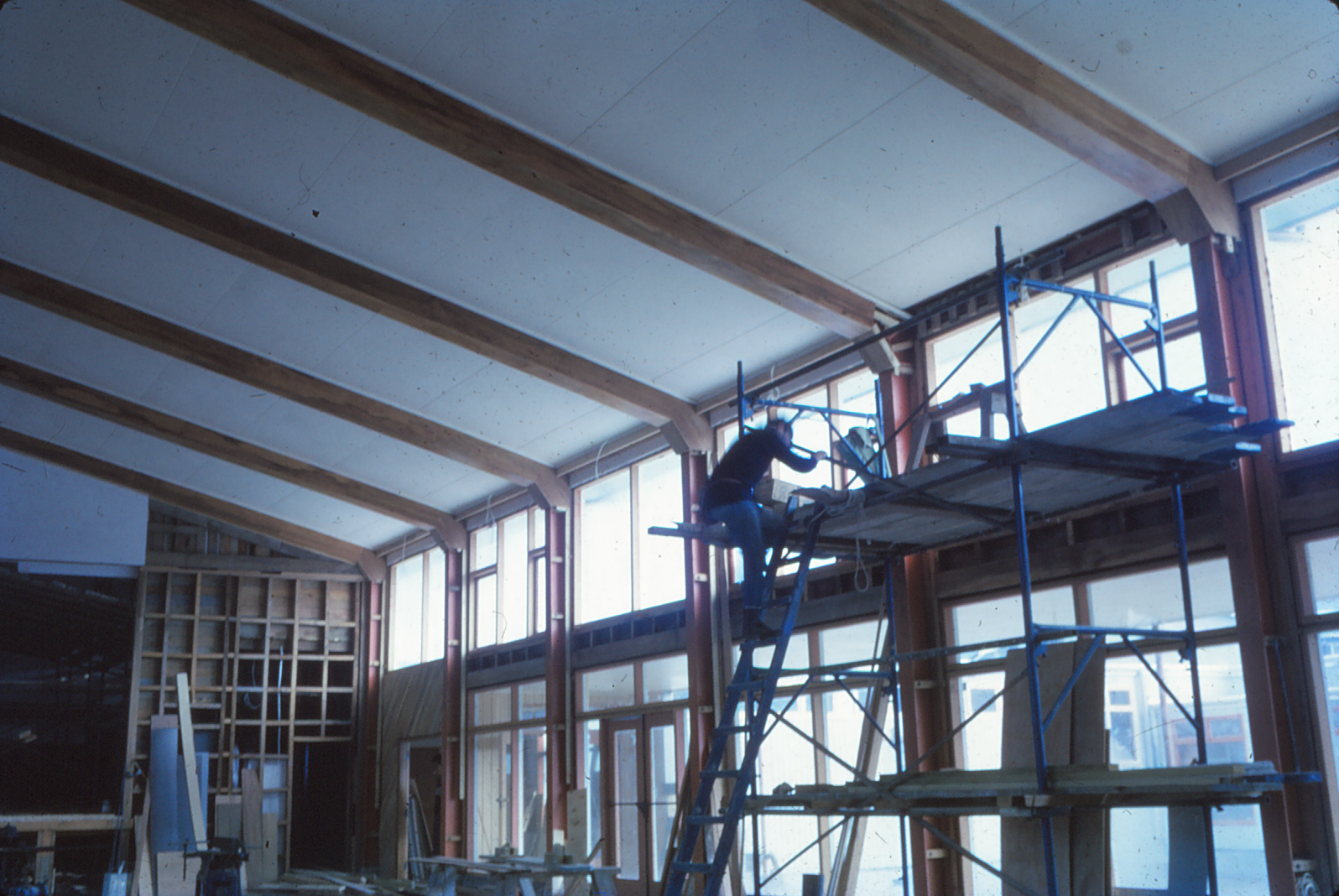 Upper Hutt College buildings 1963; Assembly Hall 