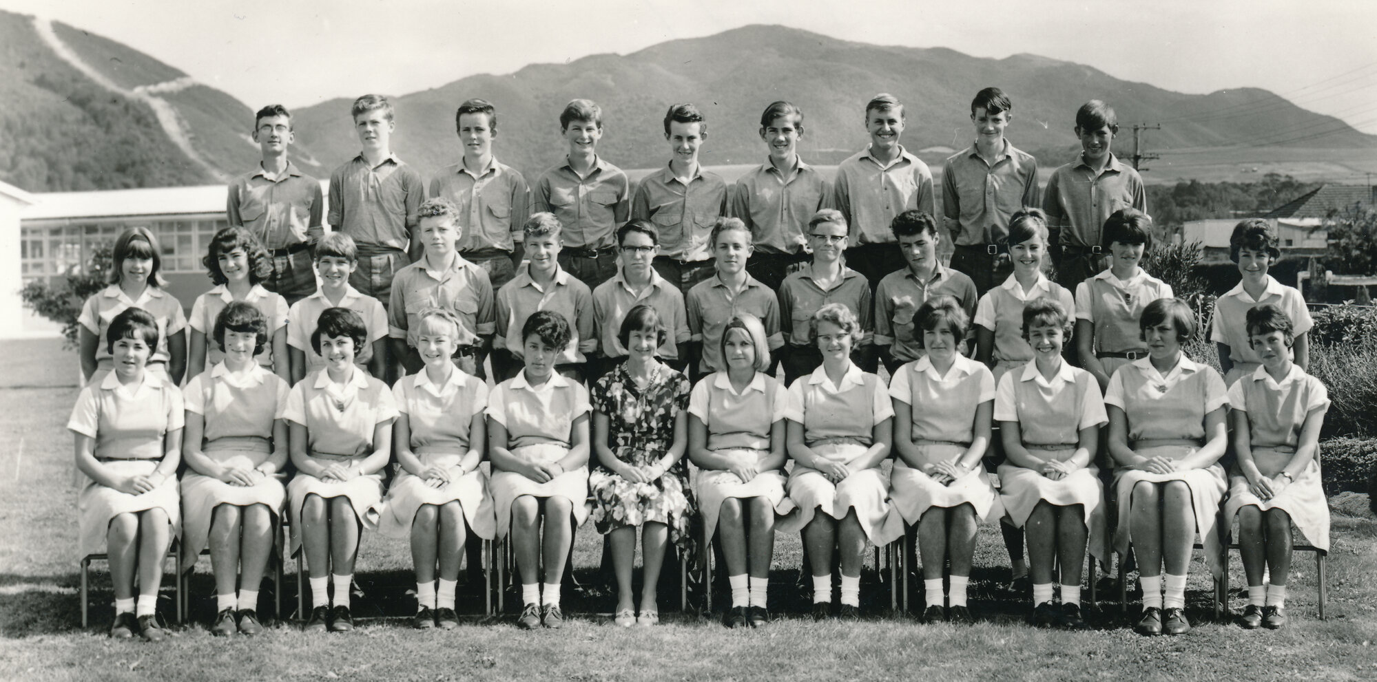 Upper Hutt College 1966; form 5B.