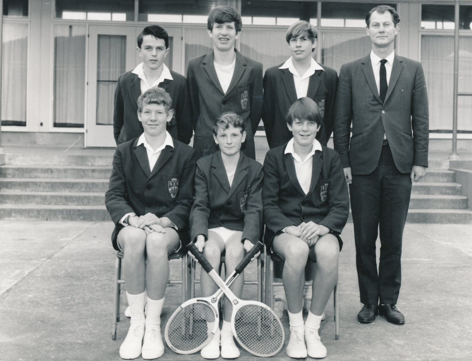Upper Hutt College sport; Tennis, 1968; boys