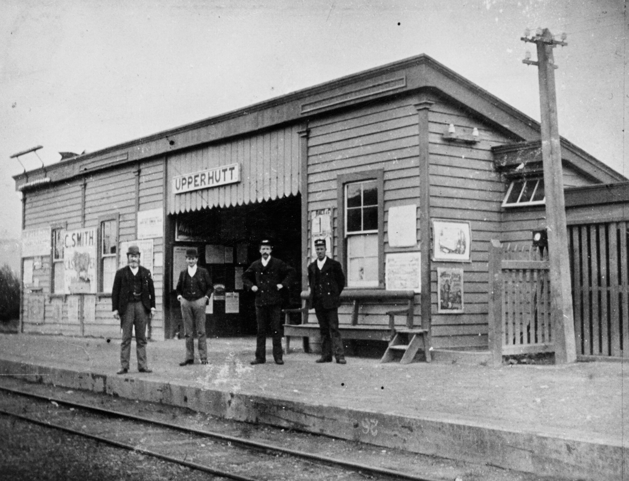 Upper Hutt Railway Station; ca. 1890 